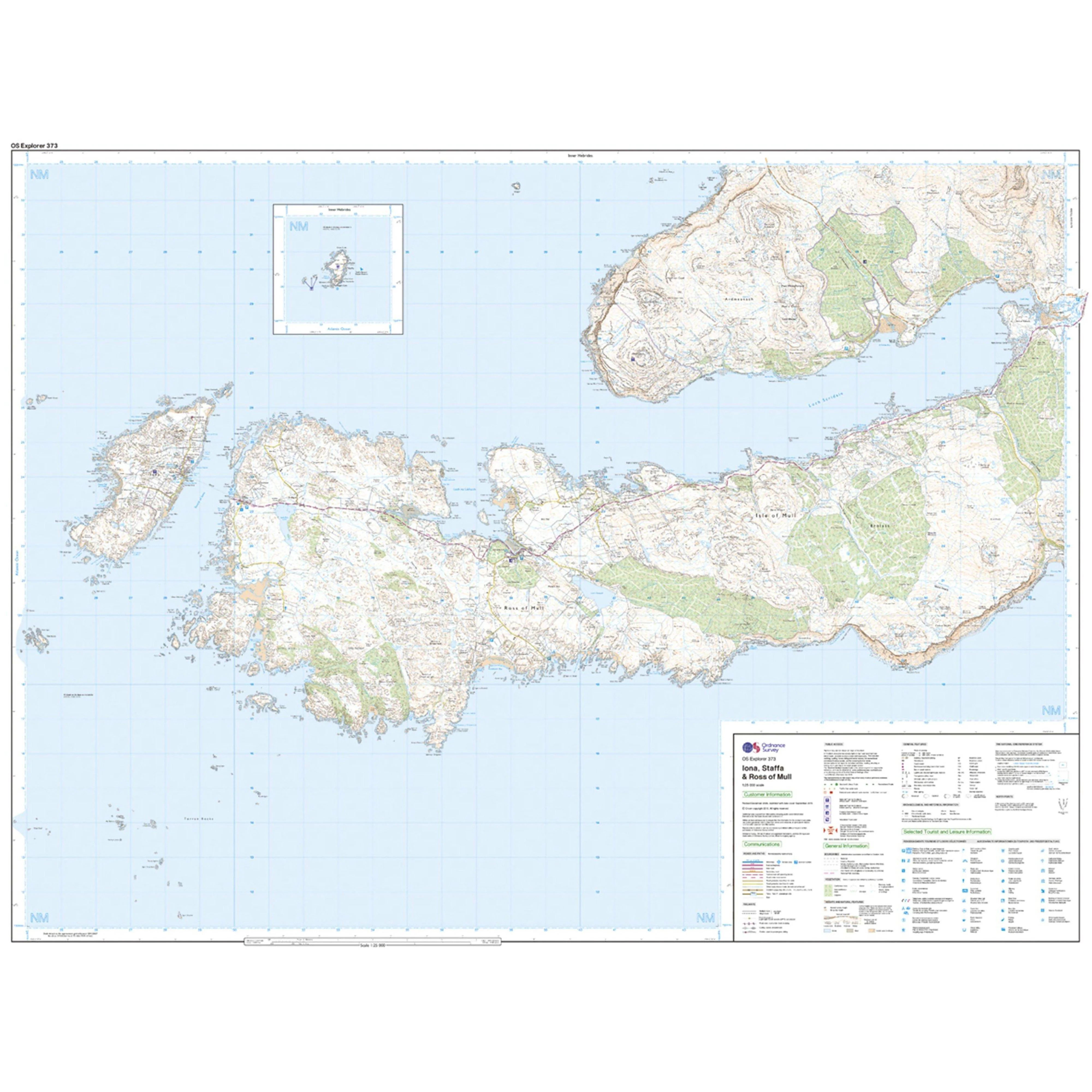 Explorer Active 373 Iona, Staffa & Ross of Mull Map With Digital Version - Image 3
