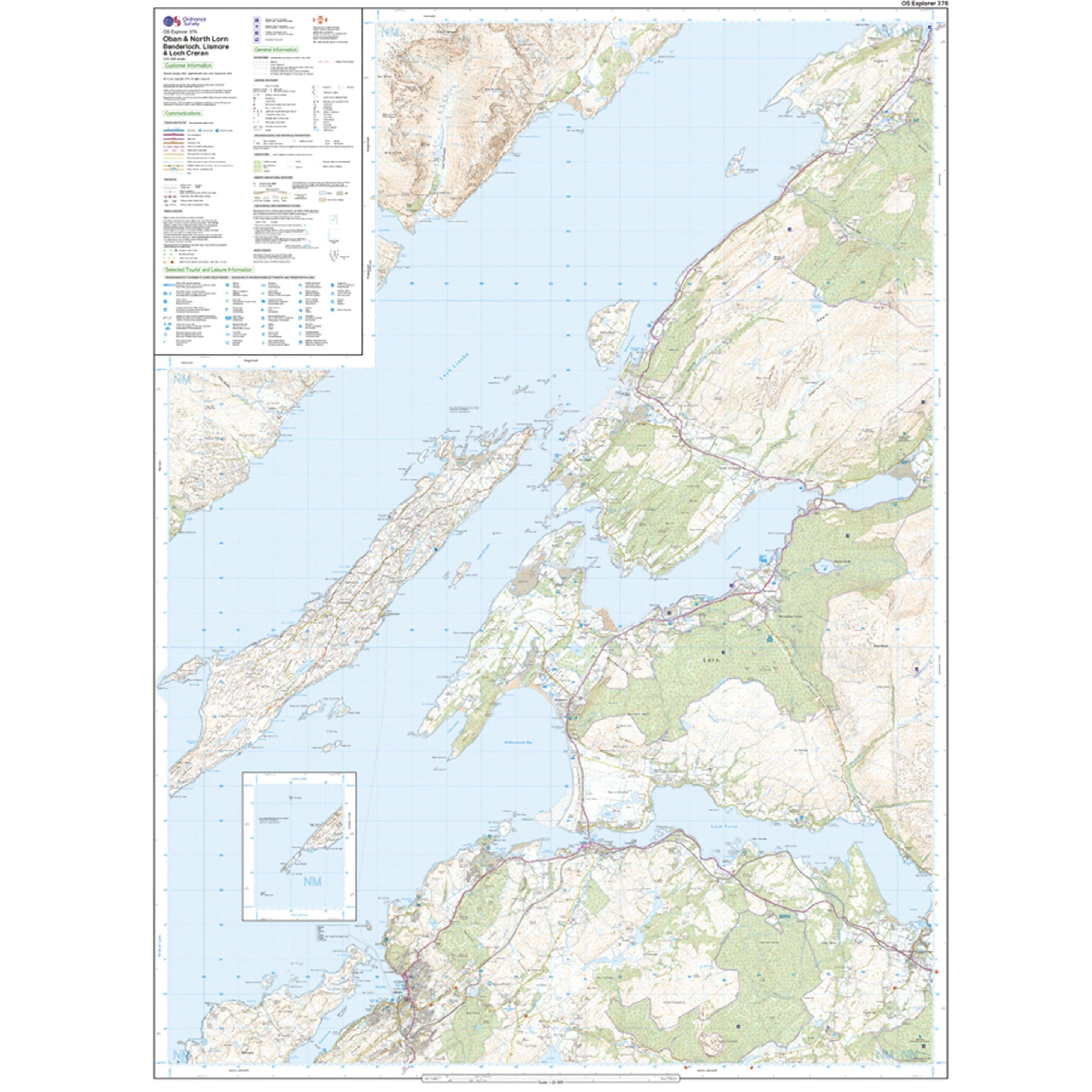 Explorer Active 376 Oban & North Lorn Map With Digital Version - Image 3