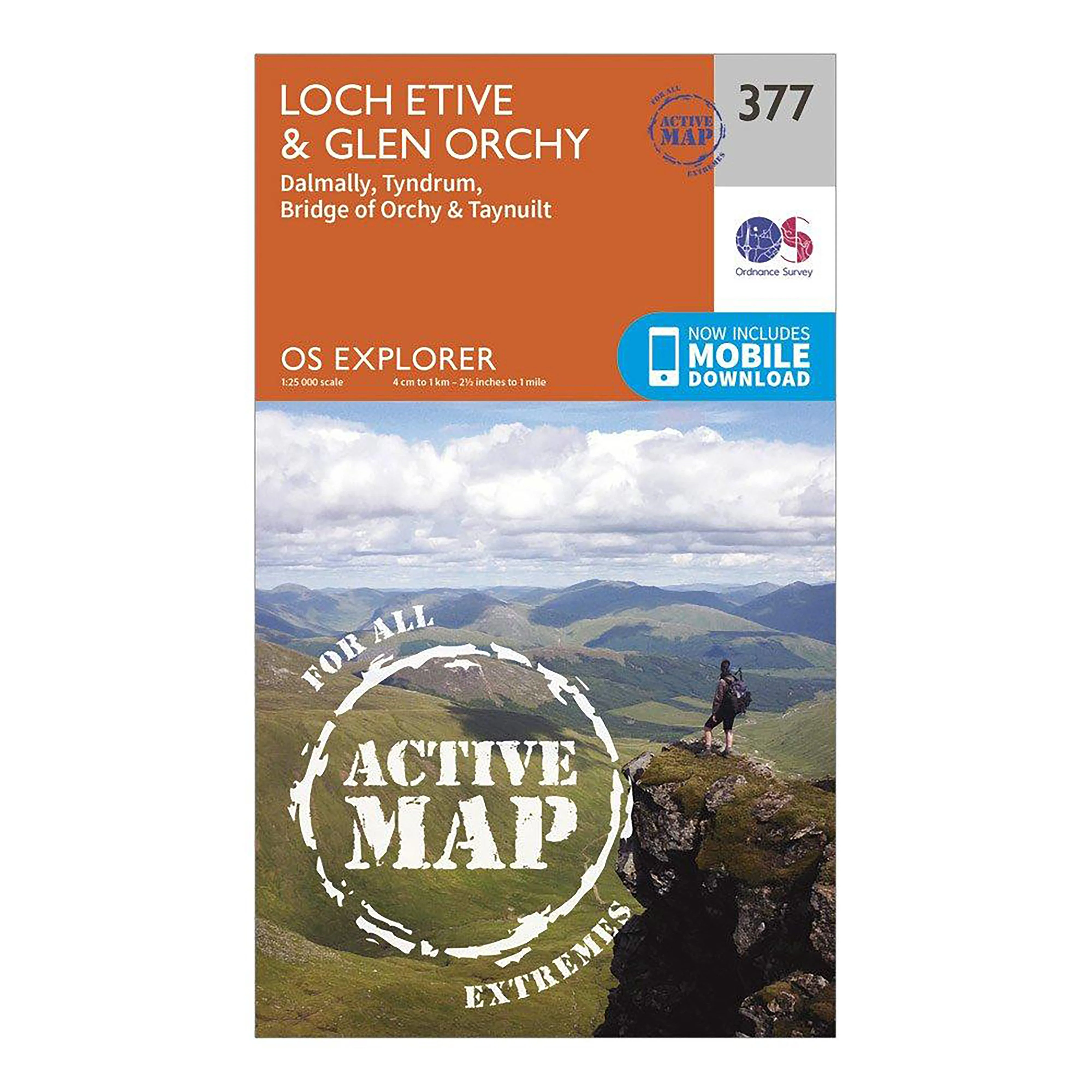 Explorer Active 377 Loch Etive & Glen Orchy Map With Digital Version - Image 5