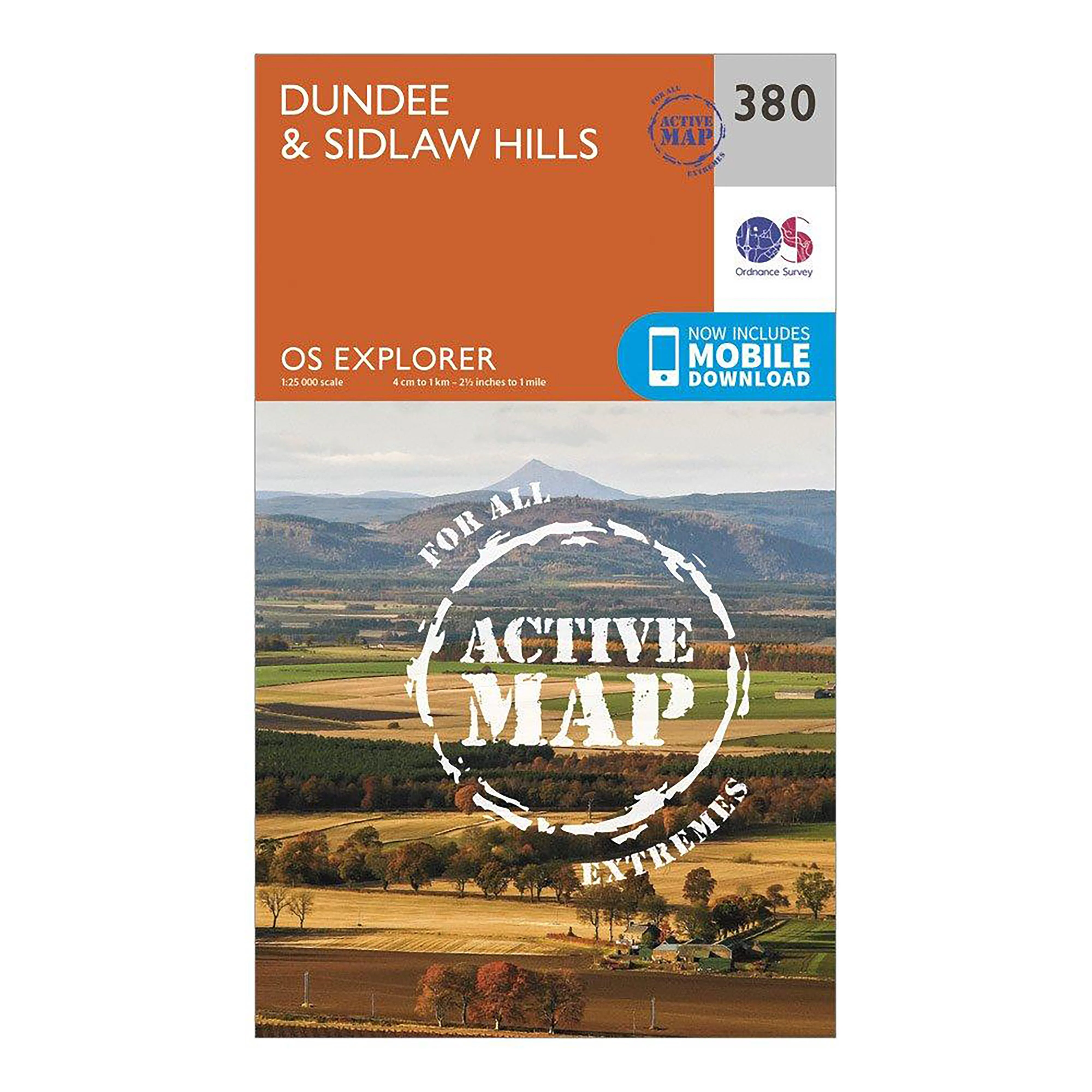 Explorer Active 380 Dundee & Sidlaw Hills Map With Digital Version - Image 5