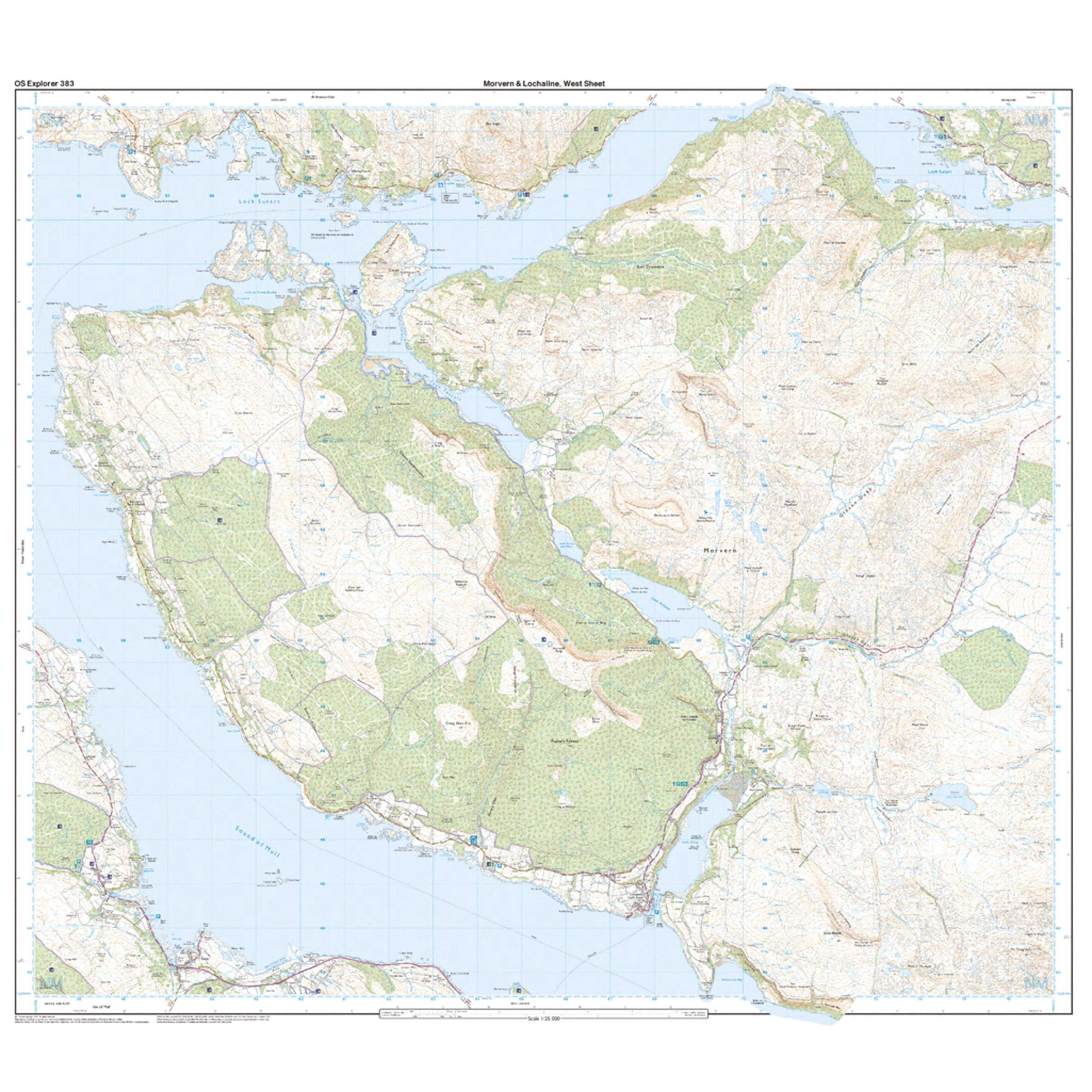 Explorer Active 383 Morvern & Lochaline Map With Digital Version - Image 4