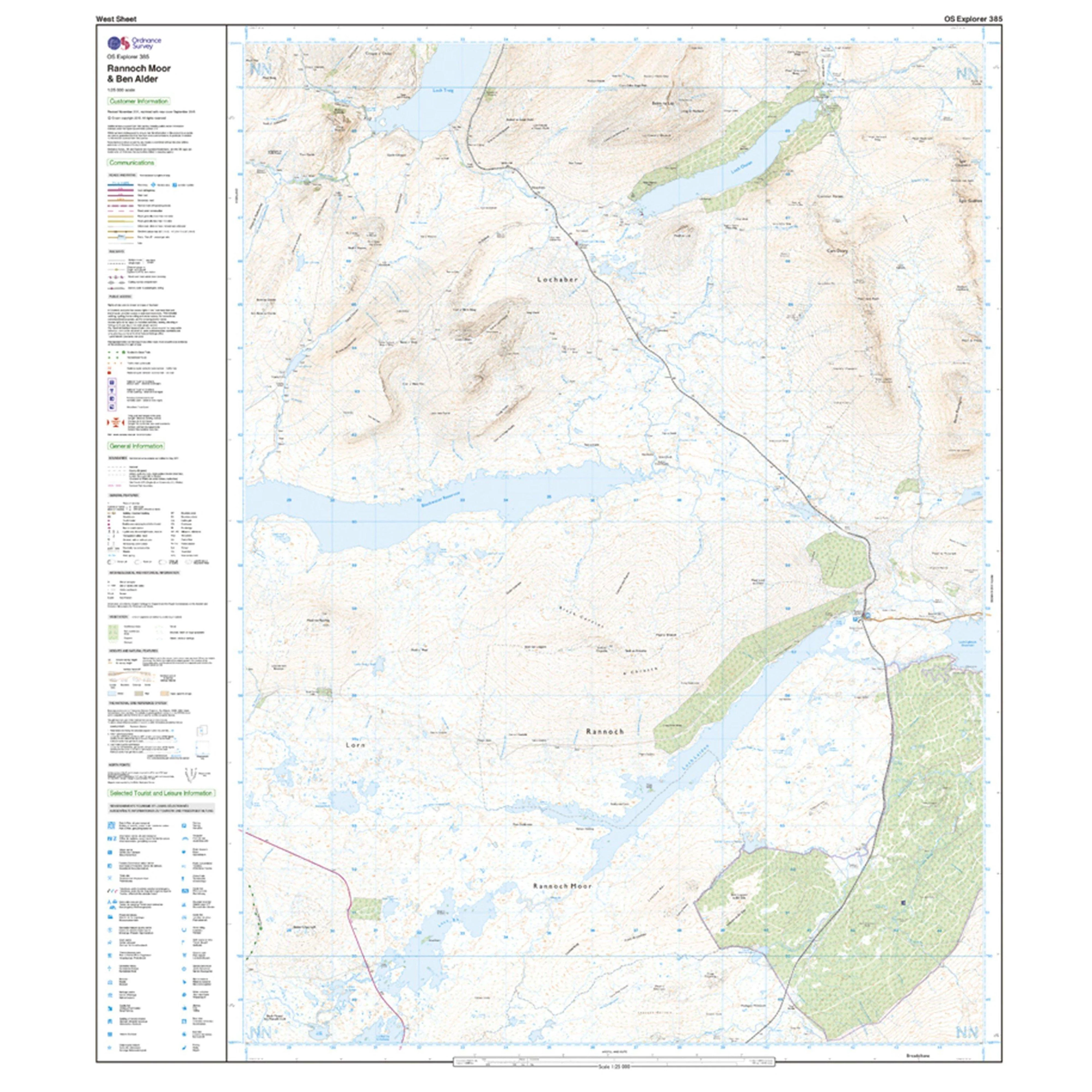 Explorer Active 385 Rannoch Moor & Ben Alder Map With Digital Version - Image 4