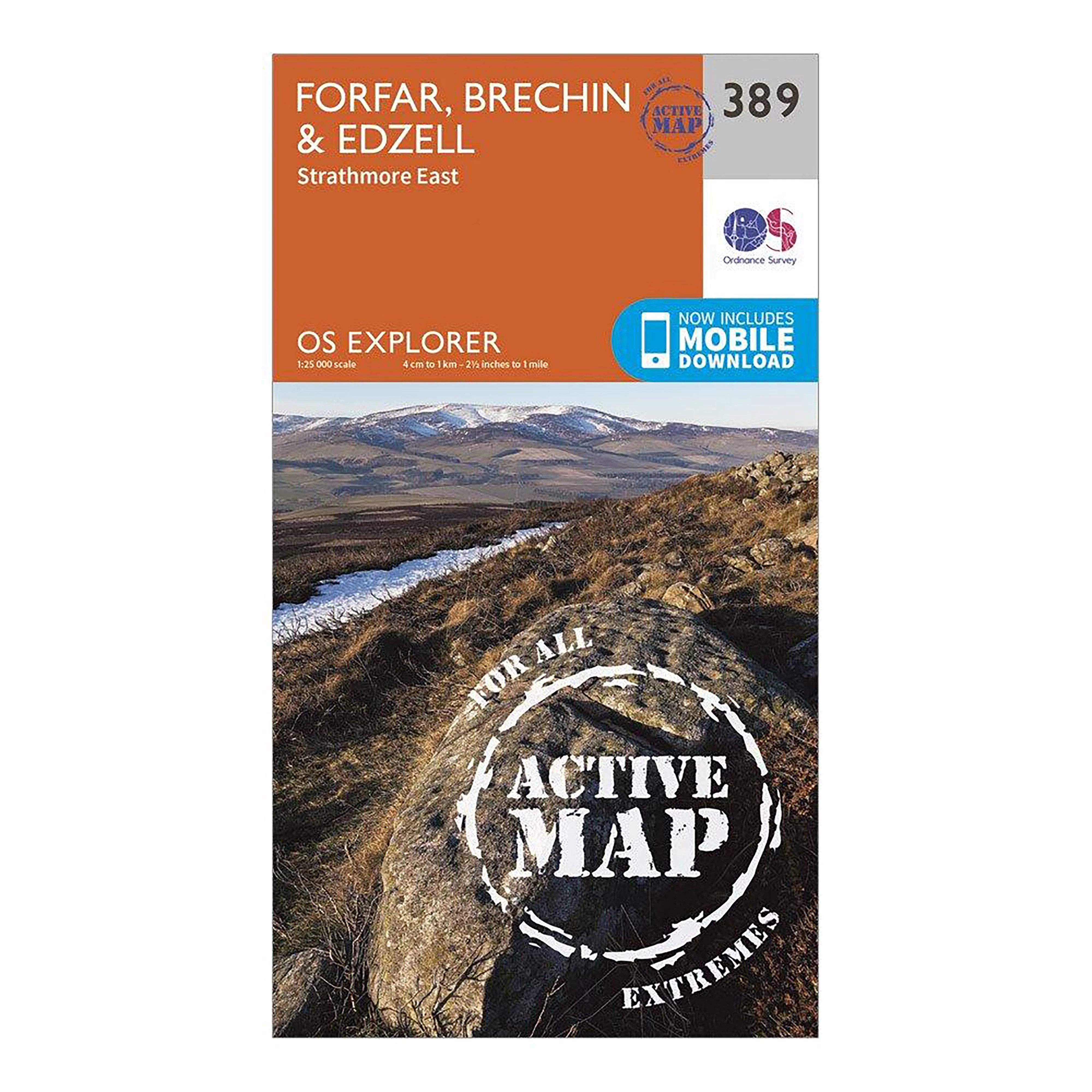 Explorer Active 389 Forfar, Brechin & Edzell Map With Digital Version - Image 4