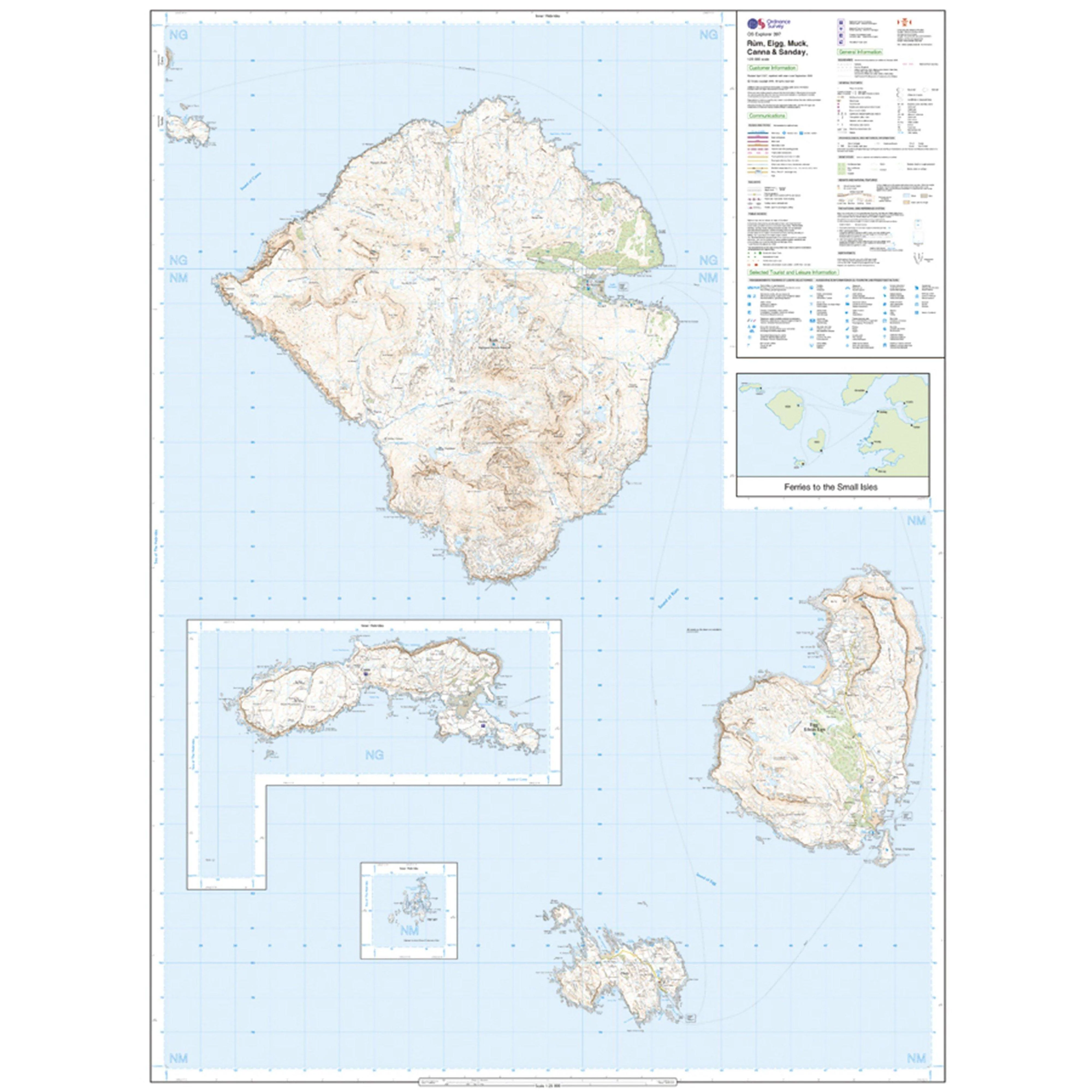 Explorer Active 397 Rum, Eigg, Muck, Canna & Sanday Map With Digital Version - Image 3