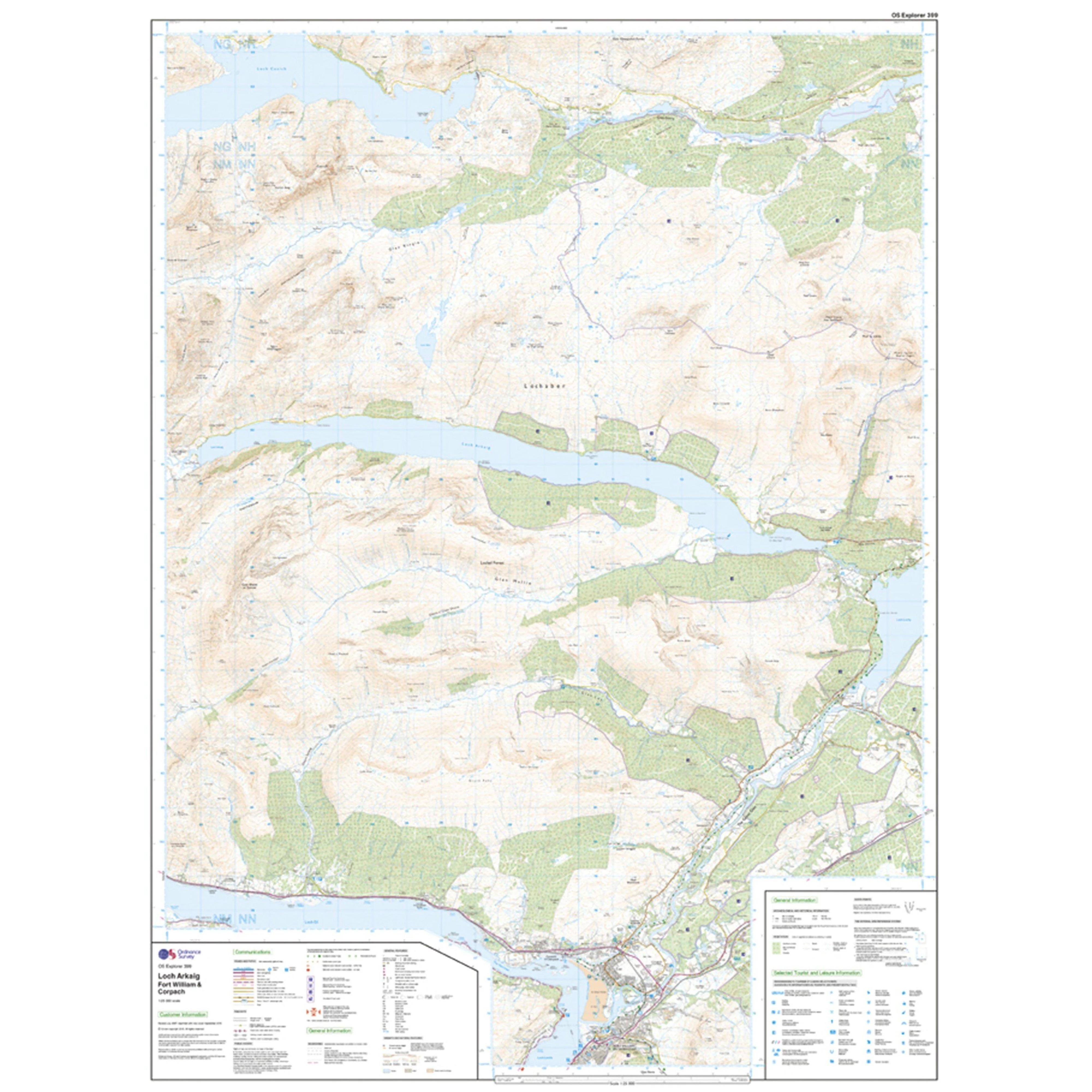 Explorer Active 399 Loch Arkaig Map With Digital Version - Image 3