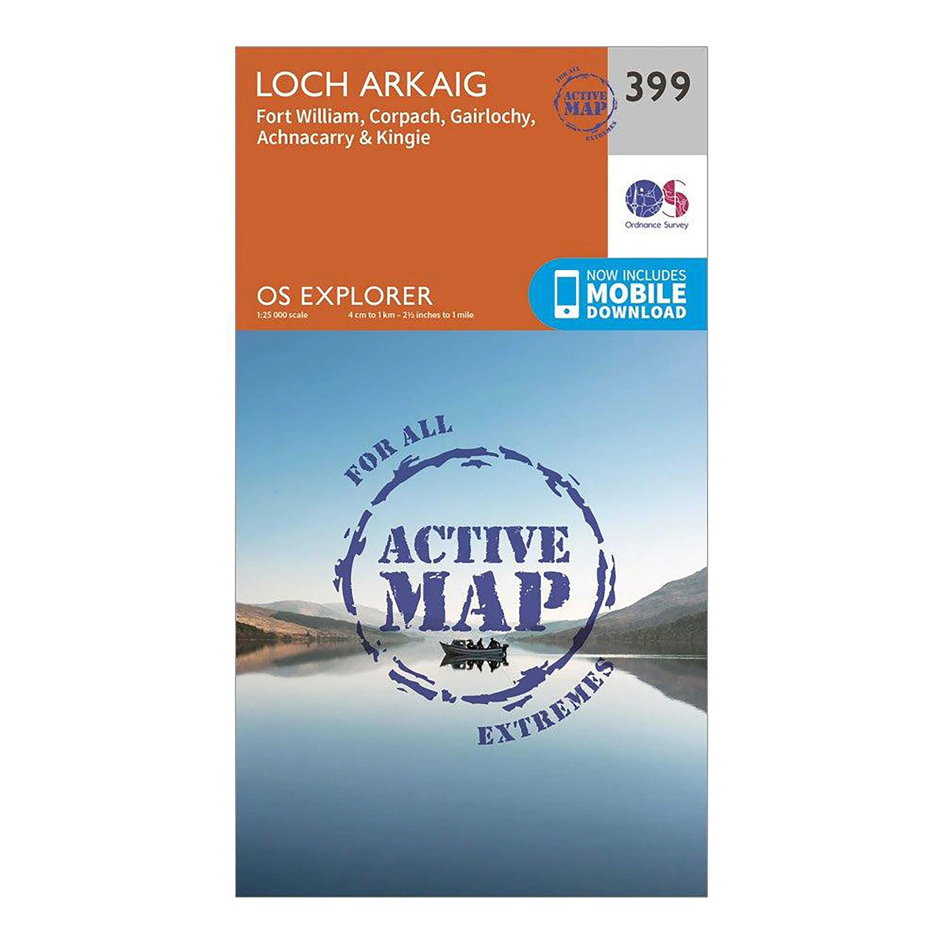 Explorer Active 399 Loch Arkaig Map With Digital Version - Image 4