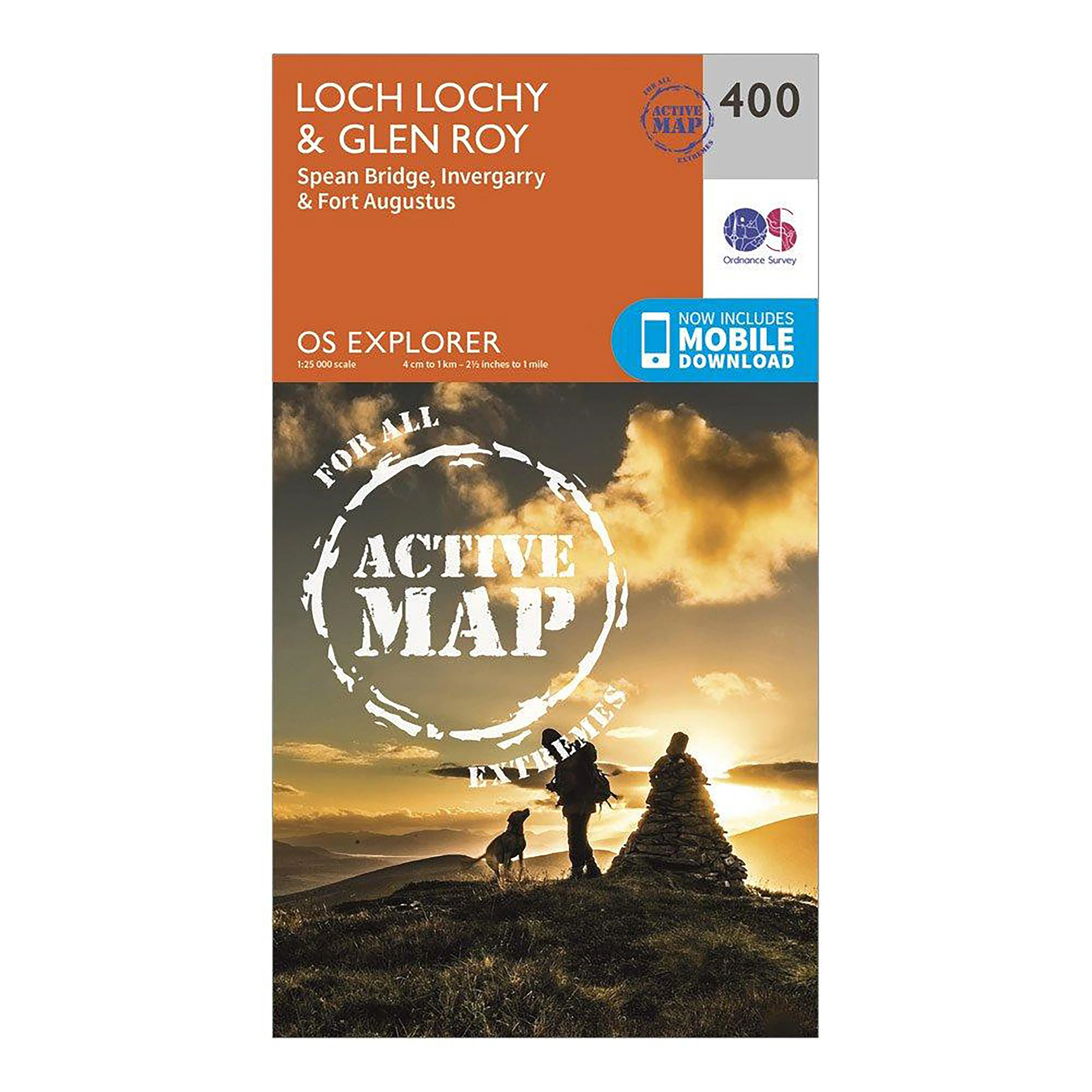 Explorer Active 400 Loch Lochy & Glen Roy Map With Digital Version - Image 4
