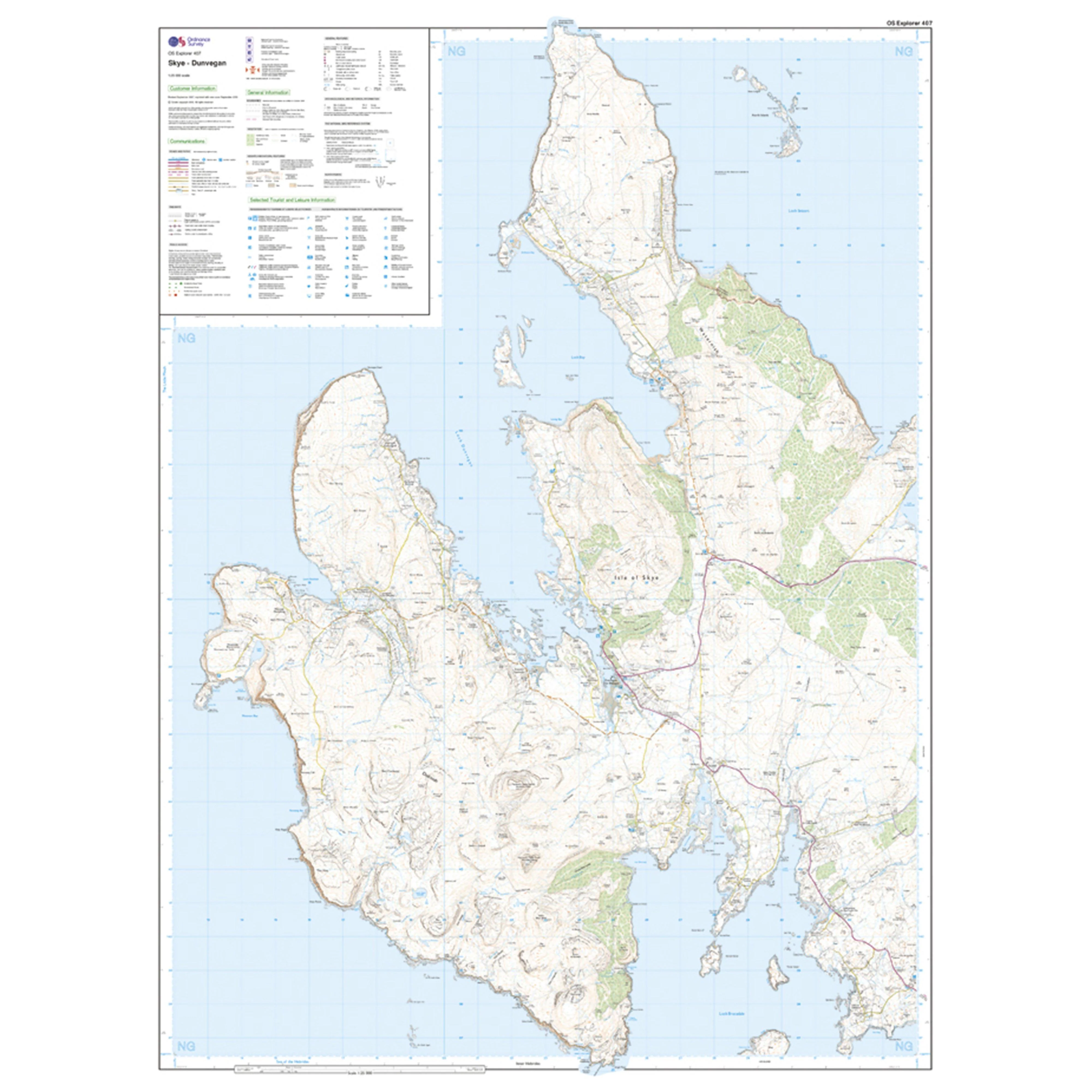 Explorer Active 407 Skye - Dunvegan Map With Digital Version - Image 3