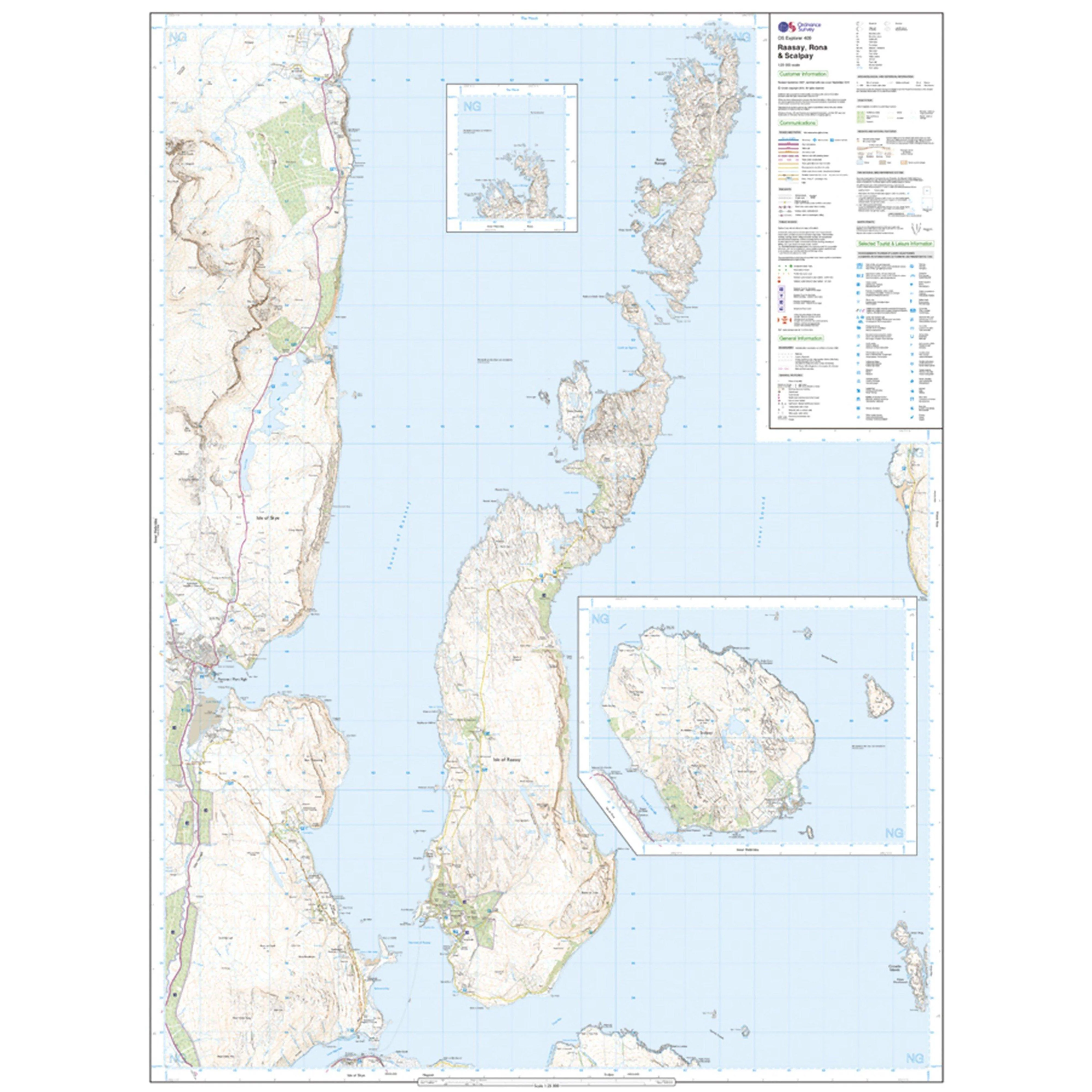 Explorer Active 409 Rasaay, Rona & Scalpay Map With Digital Version - Image 3