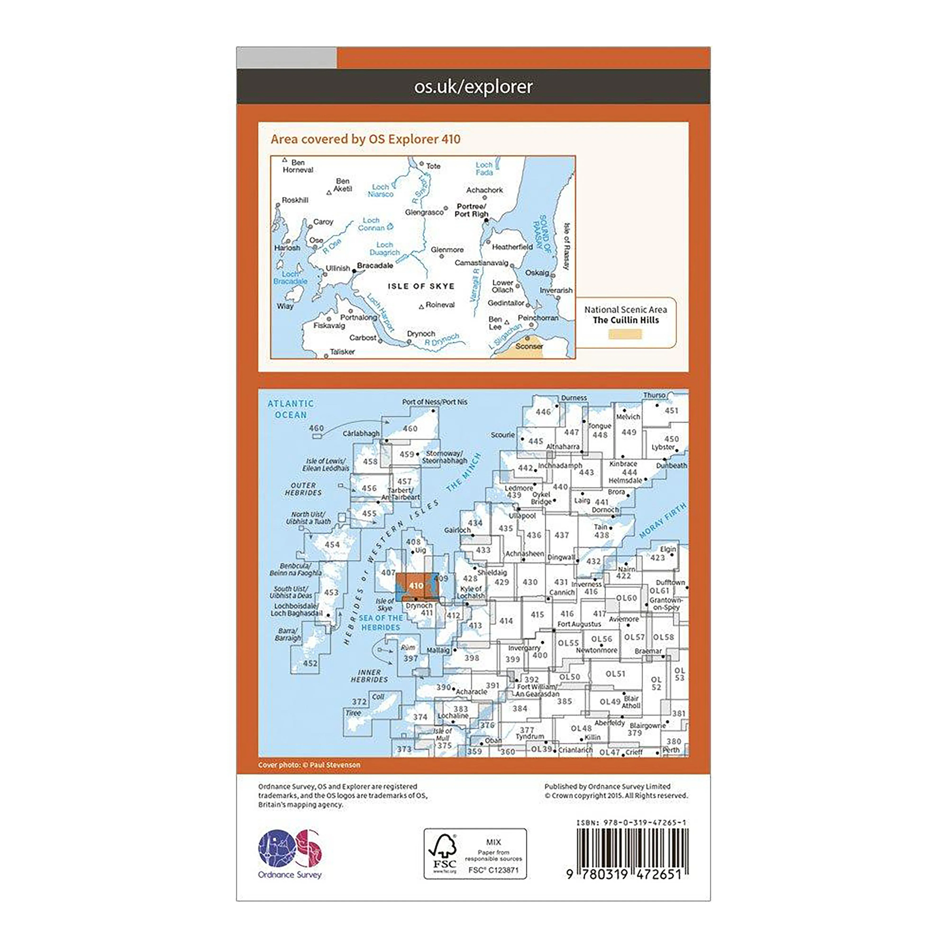 Explorer Active 410 Skye – Portree & Bracadale Map With Digital Version - Image 2
