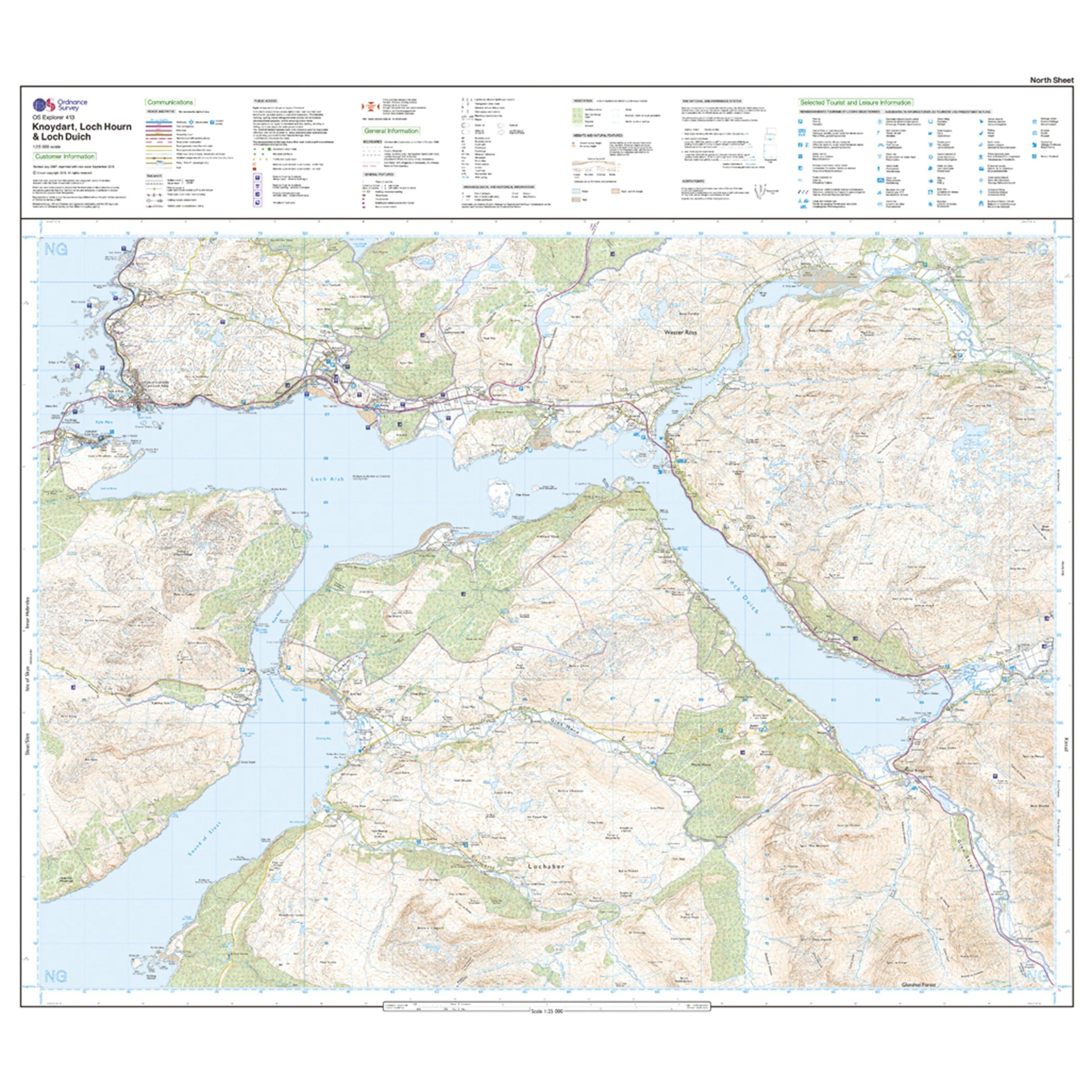 Explorer Active 413 Knoydart, Loch Hourn & Loch Duich Map With Digital Version - Image 3