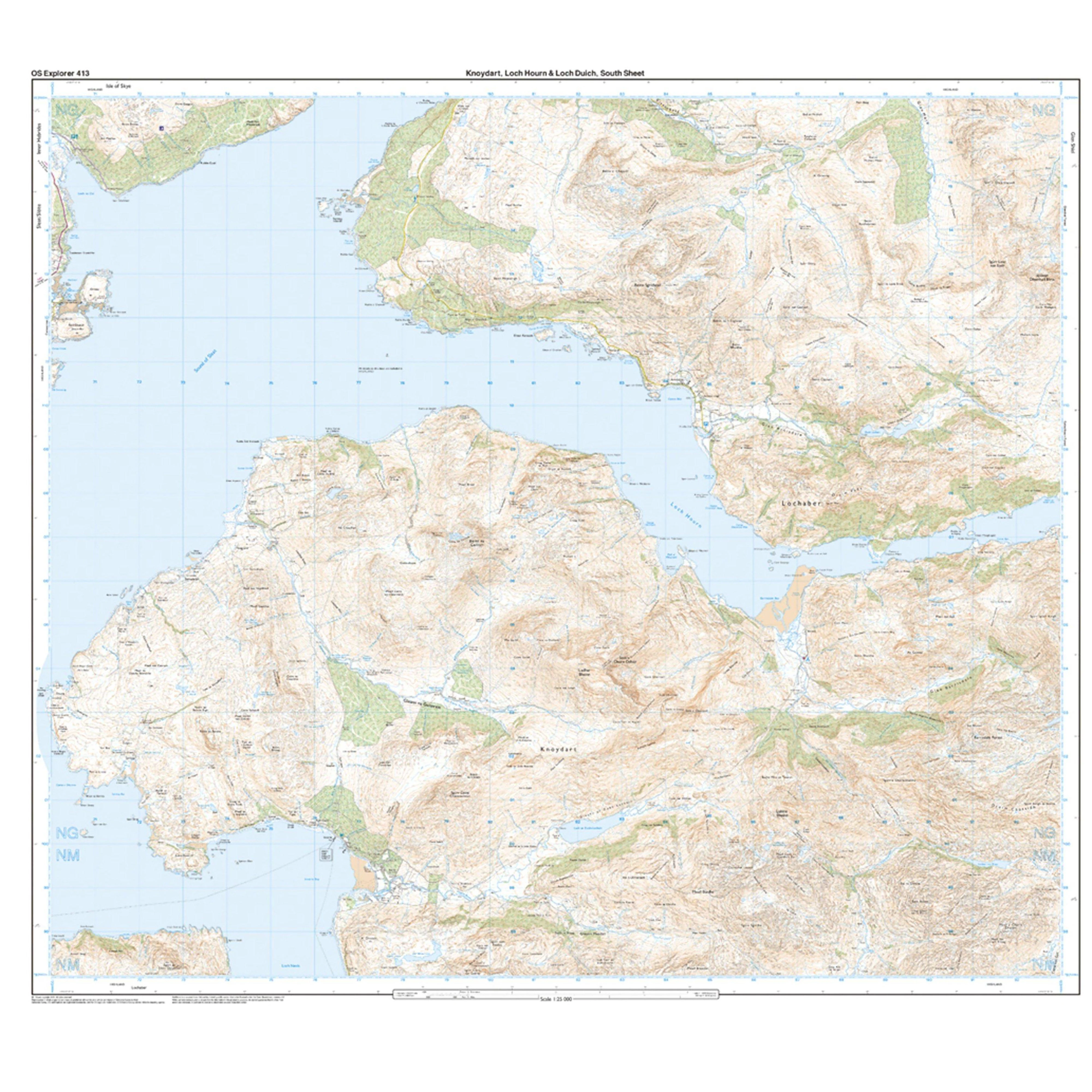 Explorer Active 413 Knoydart, Loch Hourn & Loch Duich Map With Digital Version - Image 4