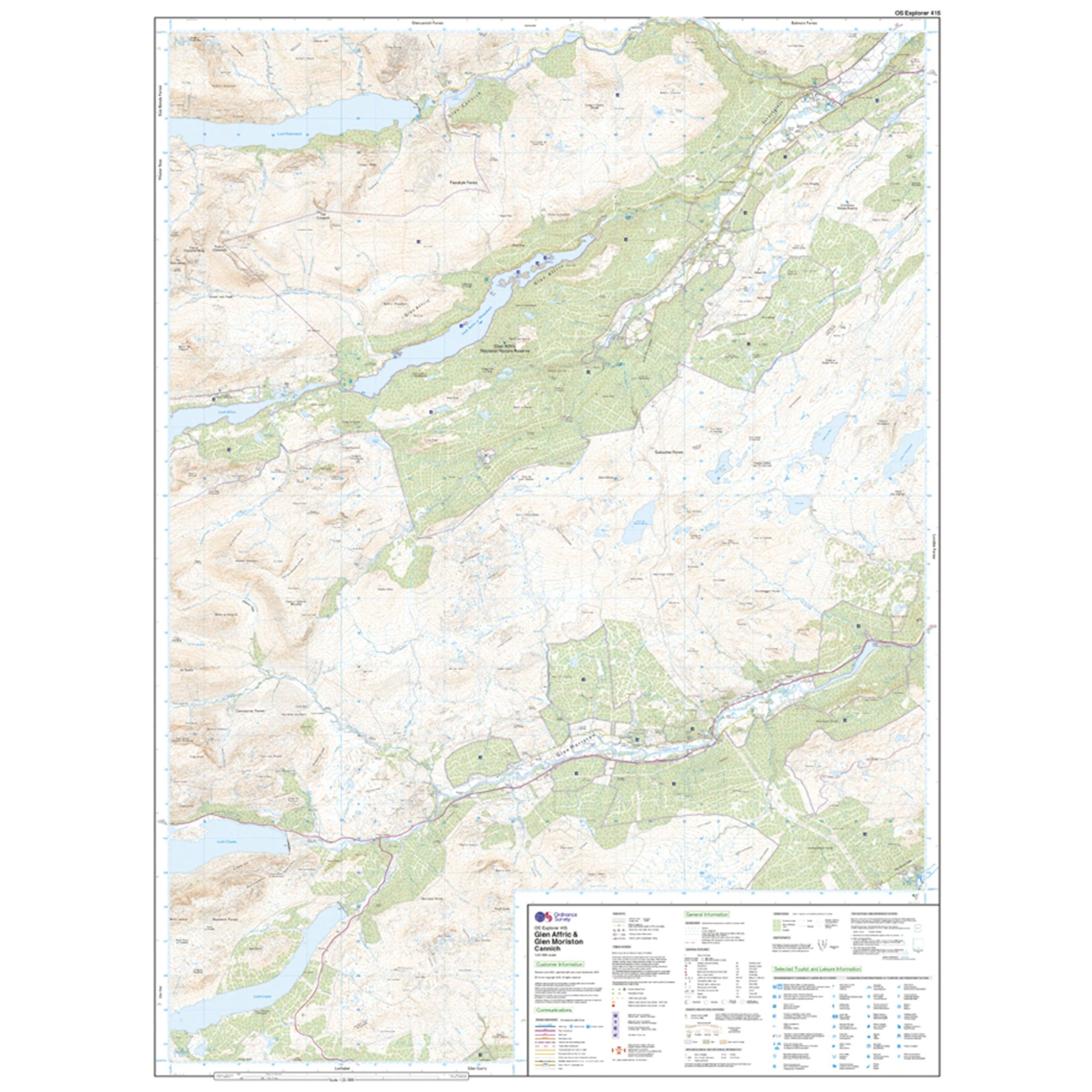 Explorer Active 415 Glen Affric & Glen Moriston Map With Digital Version - Image 2
