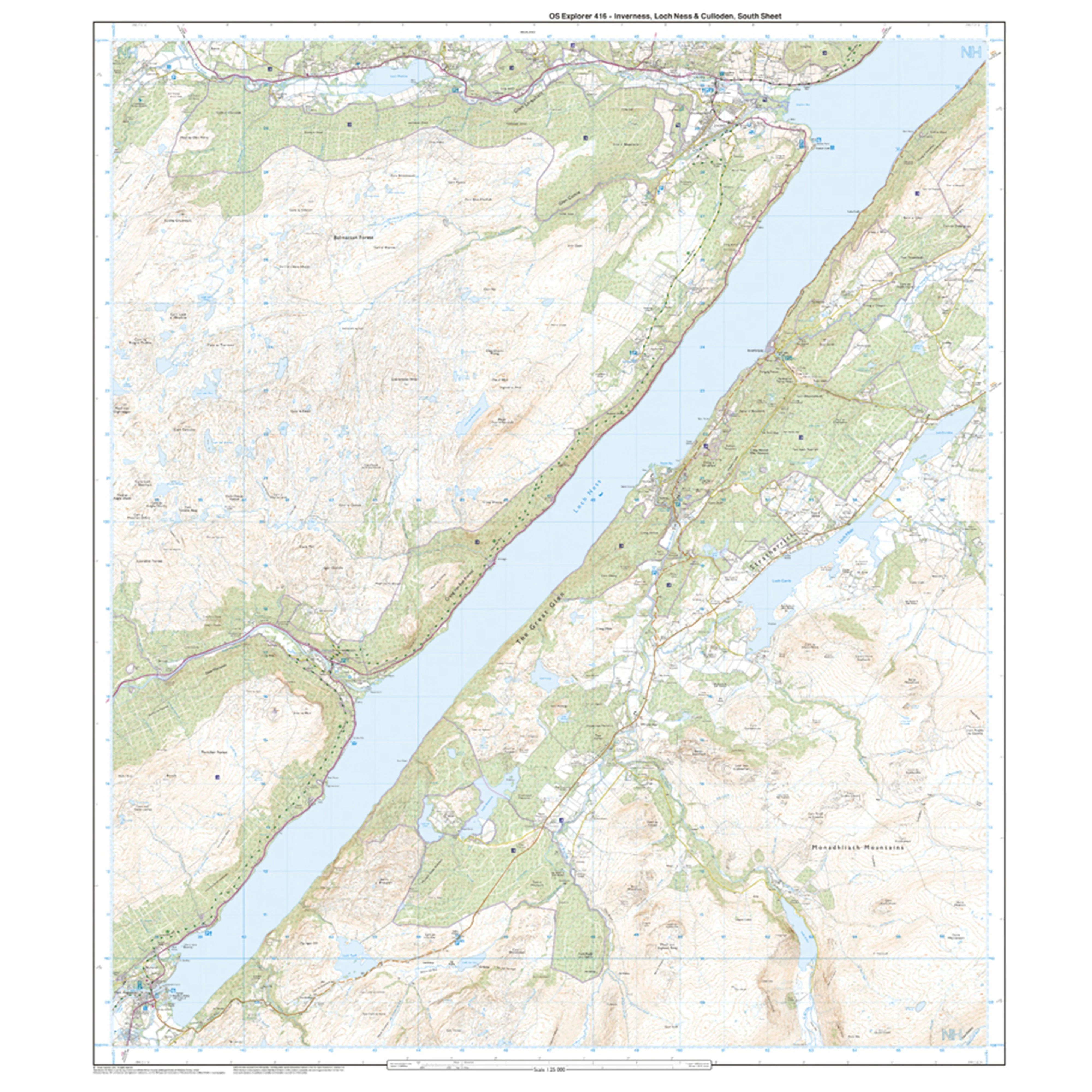 Explorer Active 416 Inverness, Loch Ness & Culloden Map With Digital Version - Image 4