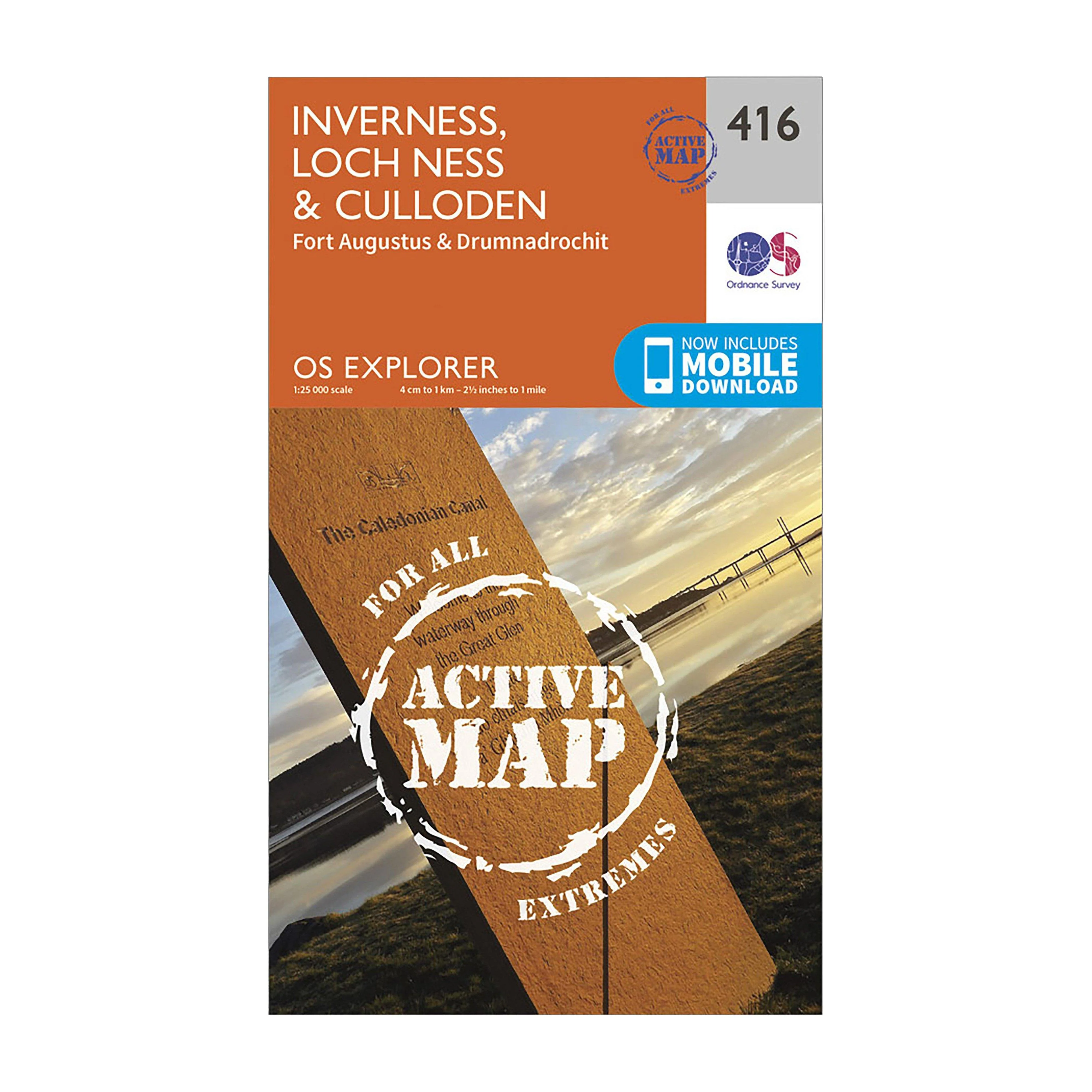 Explorer Active 416 Inverness, Loch Ness & Culloden Map With Digital Version - Image 5