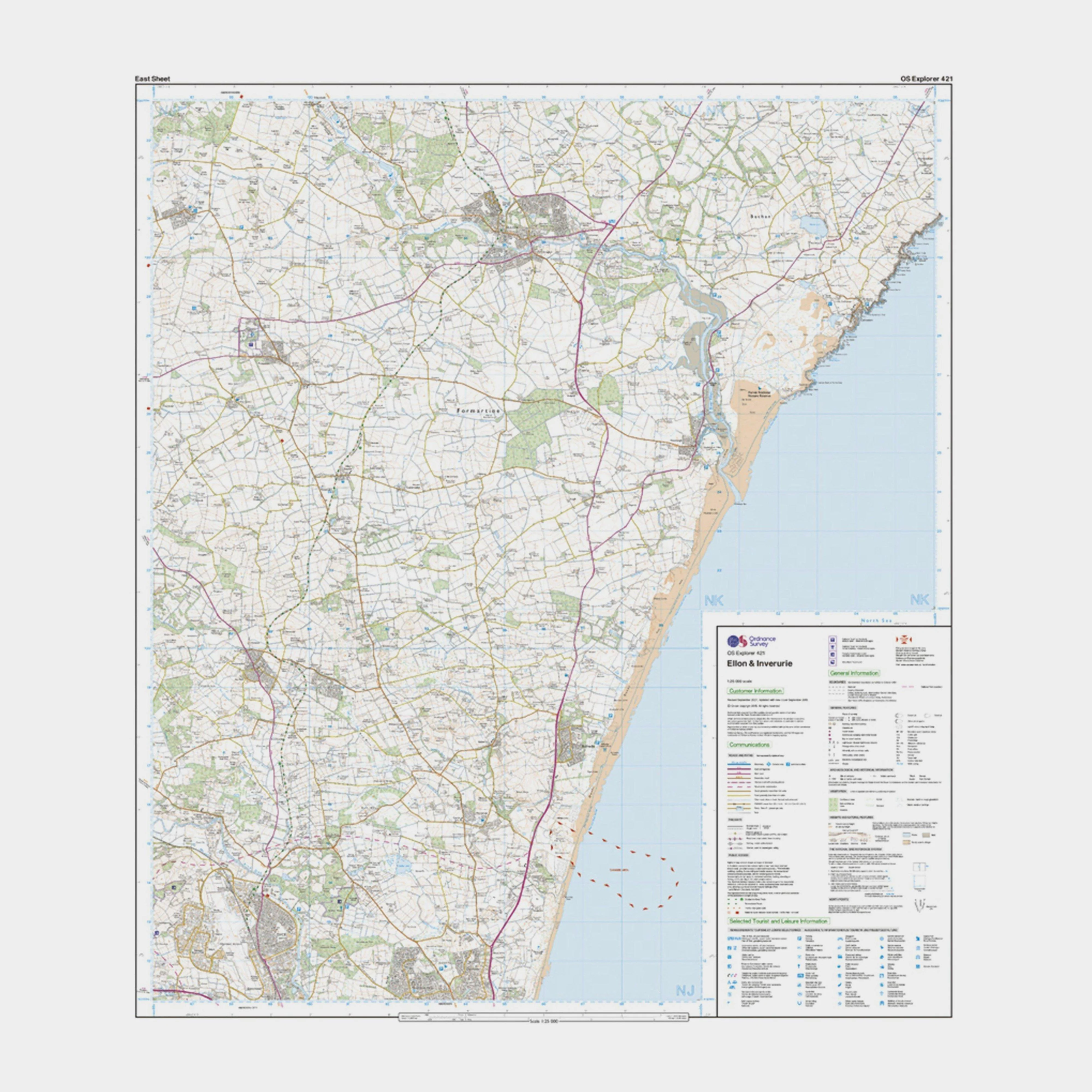 Explorer Active 421 Ellon & Inverurie Map With Digital Version - Image 3