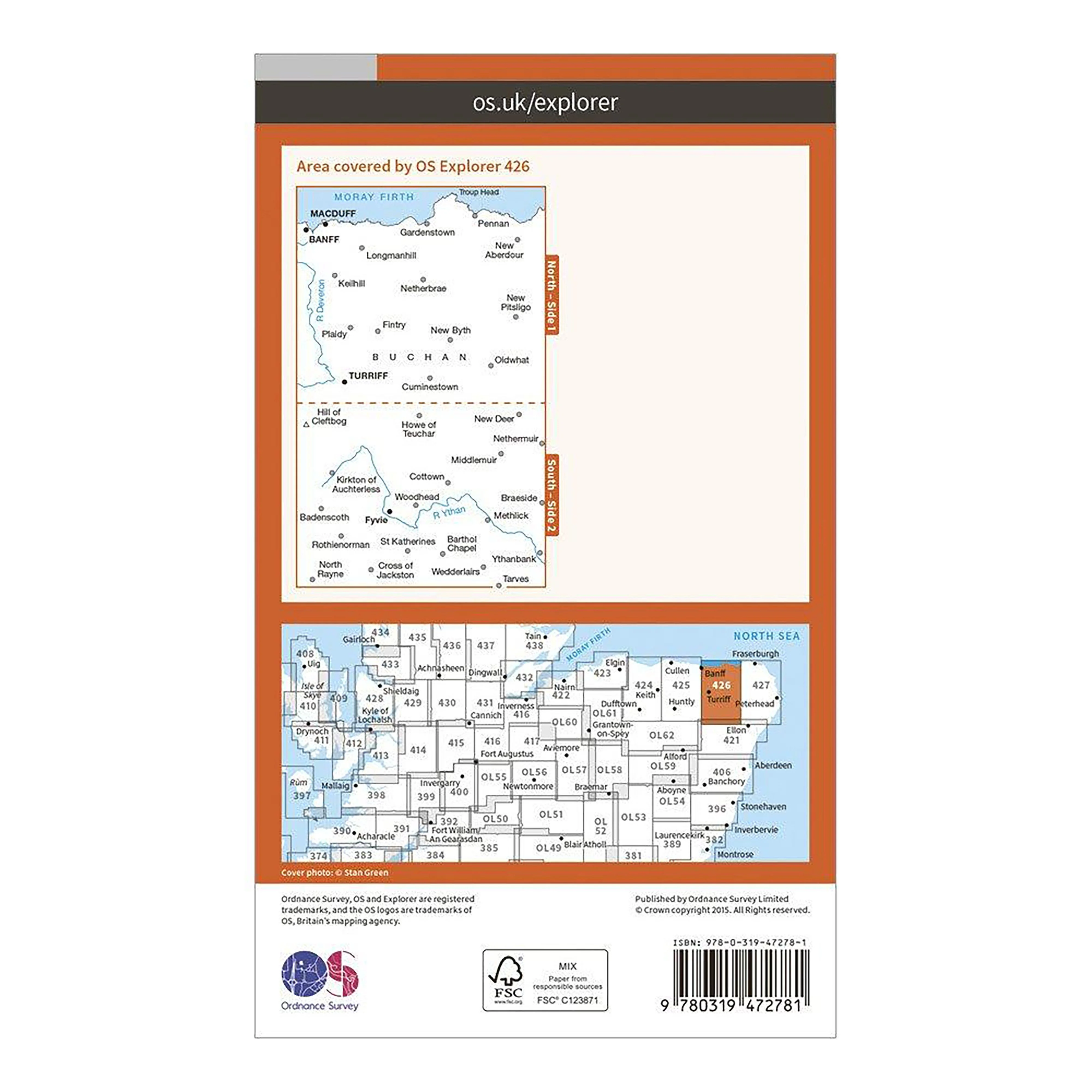 Explorer Active 426 Banff, Macduff & Turriff Map With Digital Version - Image 2