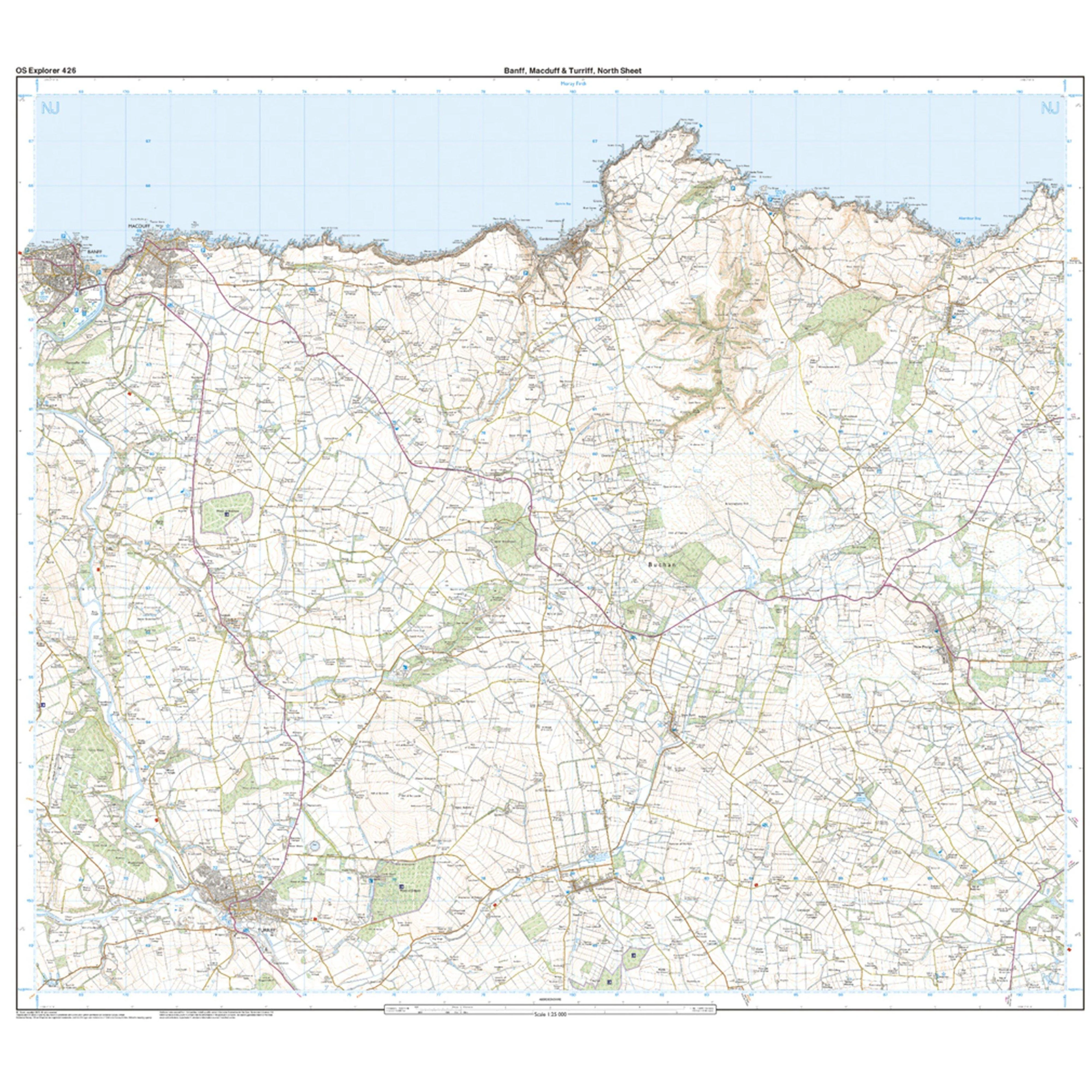 Explorer Active 426 Banff, Macduff & Turriff Map With Digital Version - Image 3
