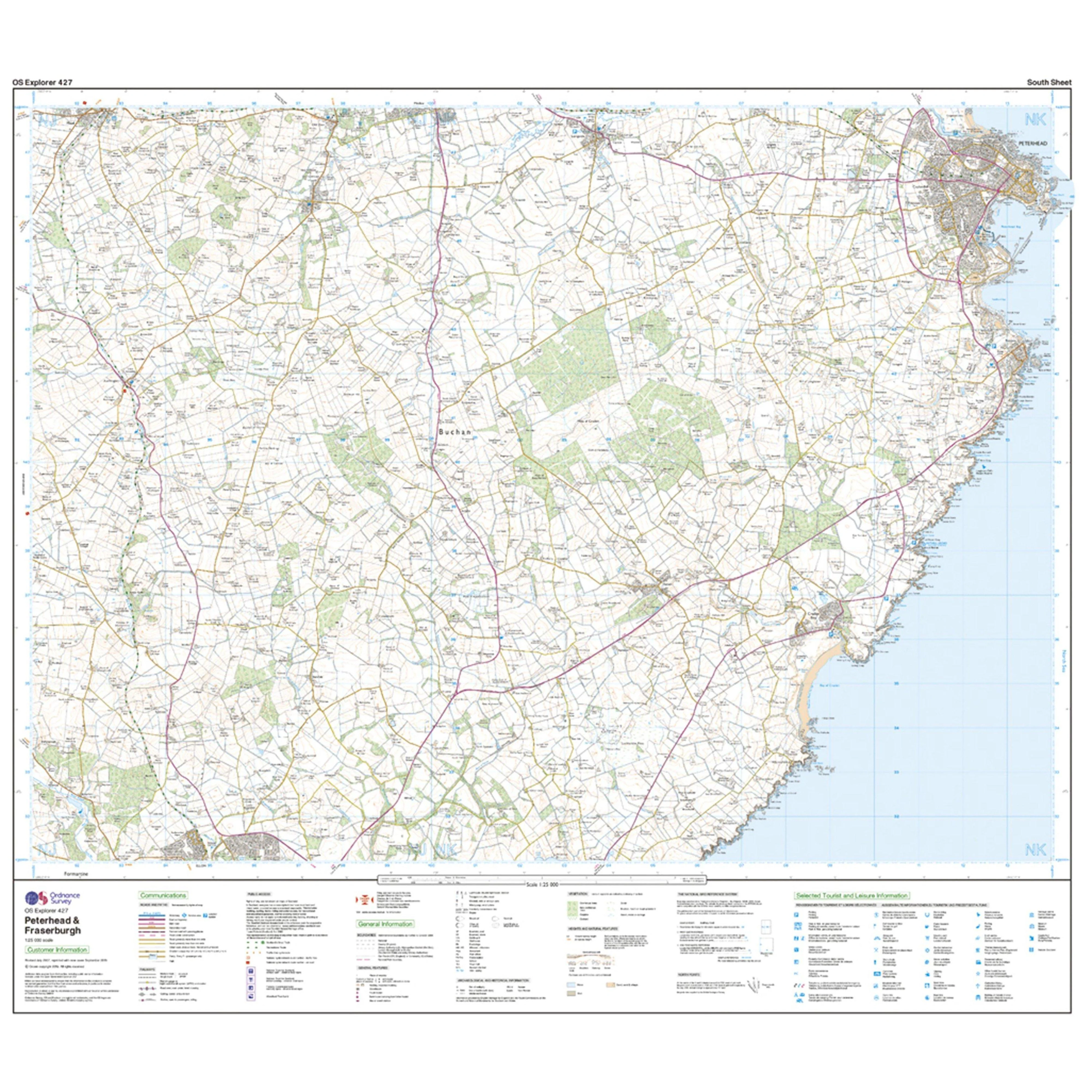 Explorer Active 427 Peterhead & Fraserburgh Map With Digital Version - Image 4