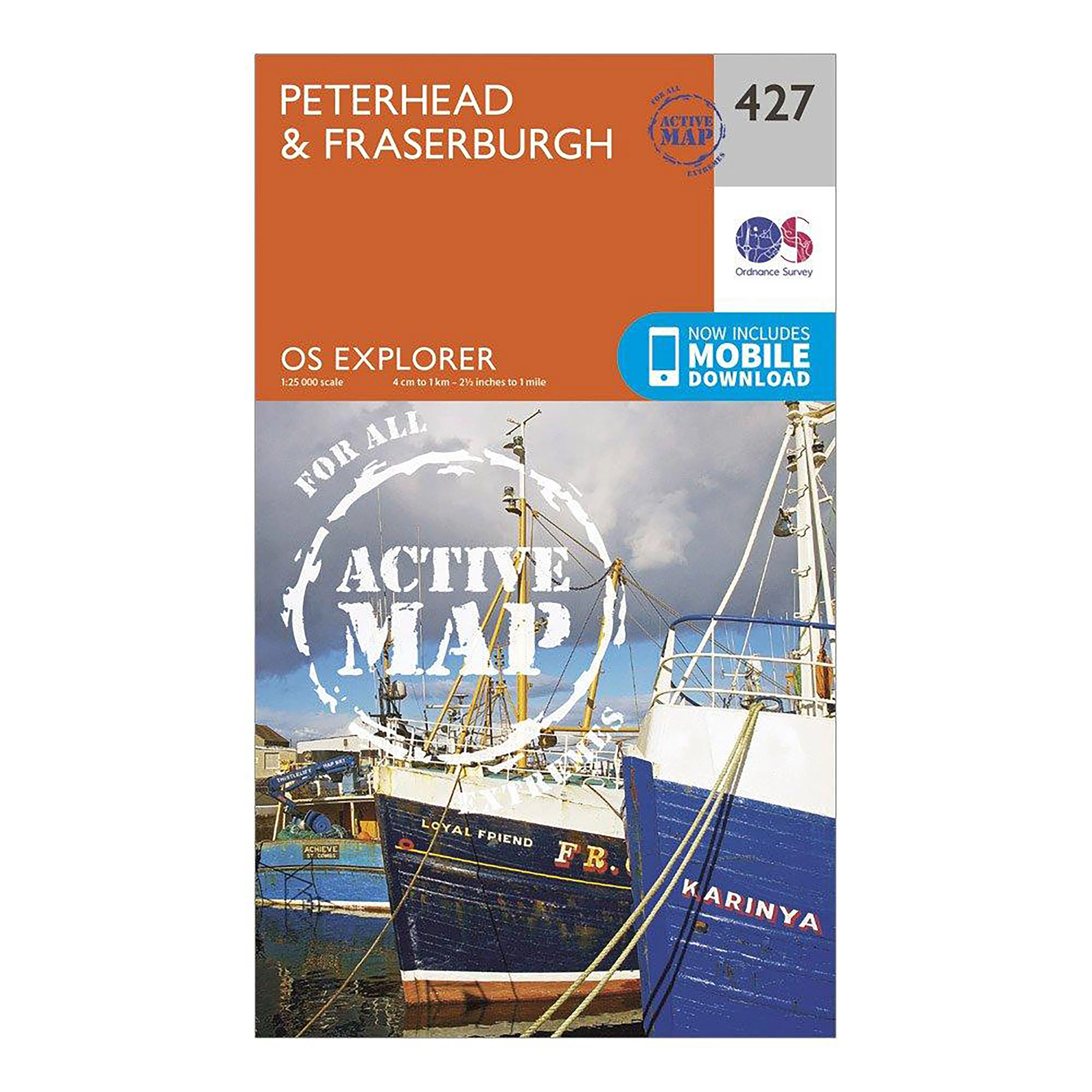 Explorer Active 427 Peterhead & Fraserburgh Map With Digital Version - Image 5