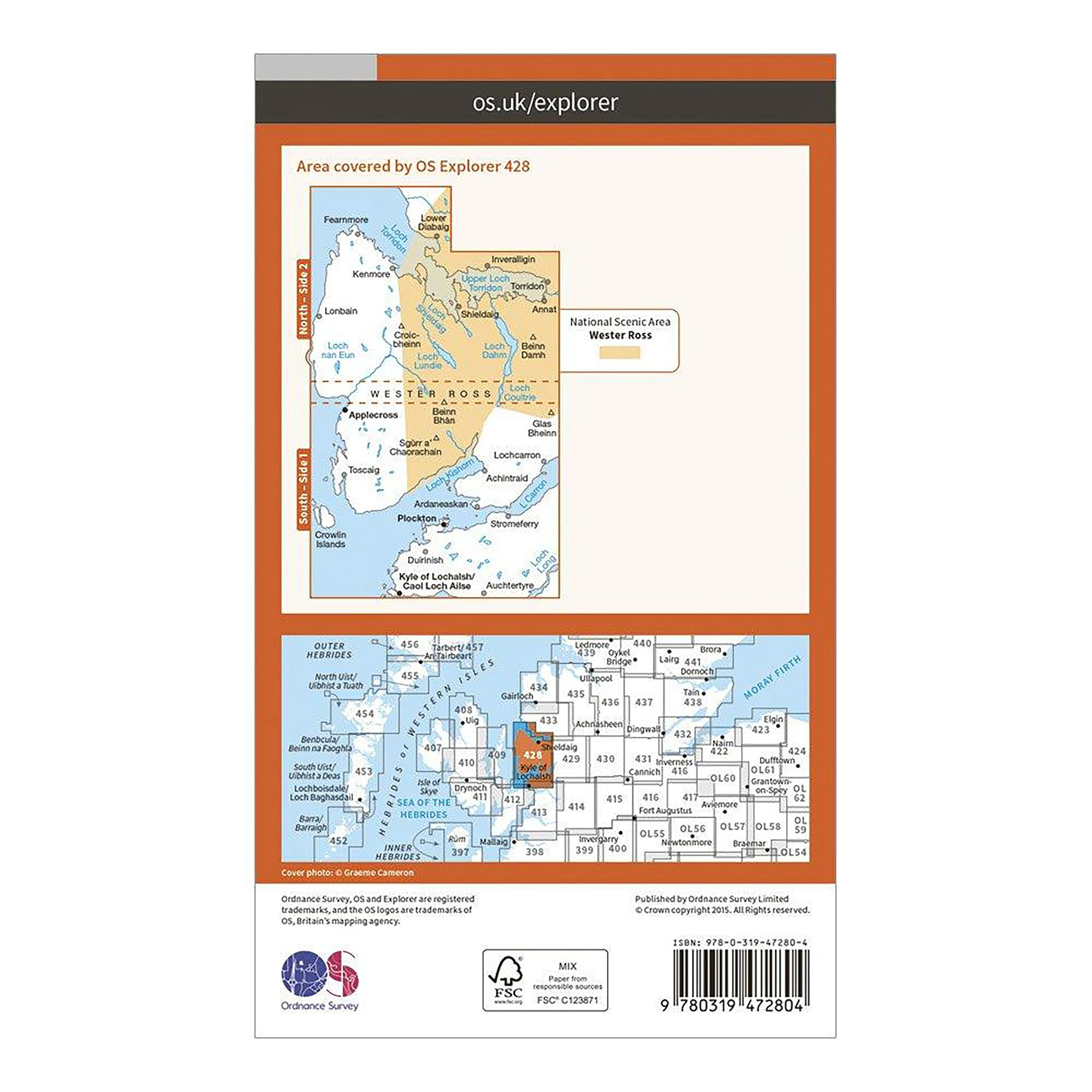 Explorer Active 428 Kyle of Lochalsh, Plockton & Applecross Map With Digital Version - Image 2