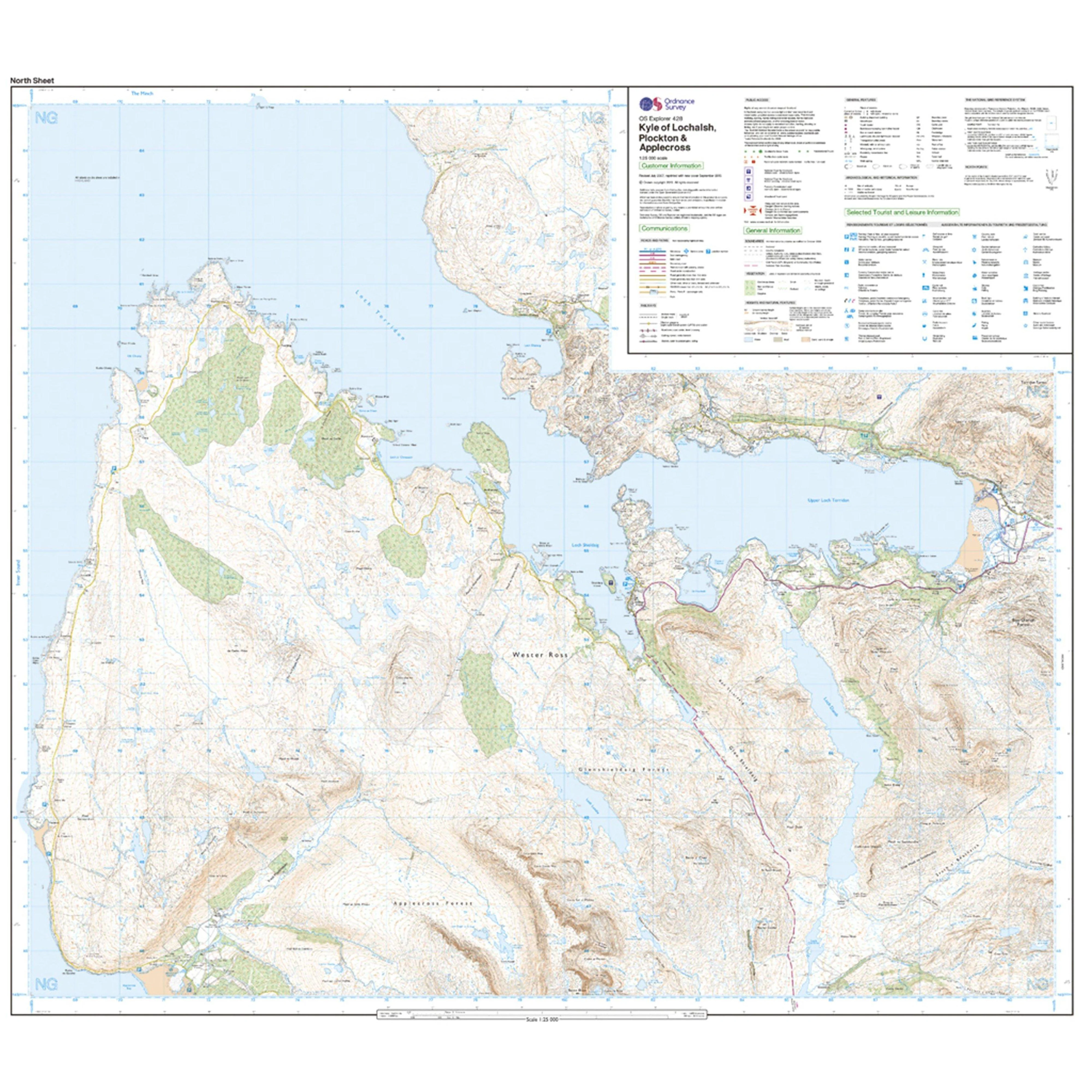 Explorer Active 428 Kyle of Lochalsh, Plockton & Applecross Map With Digital Version - Image 3
