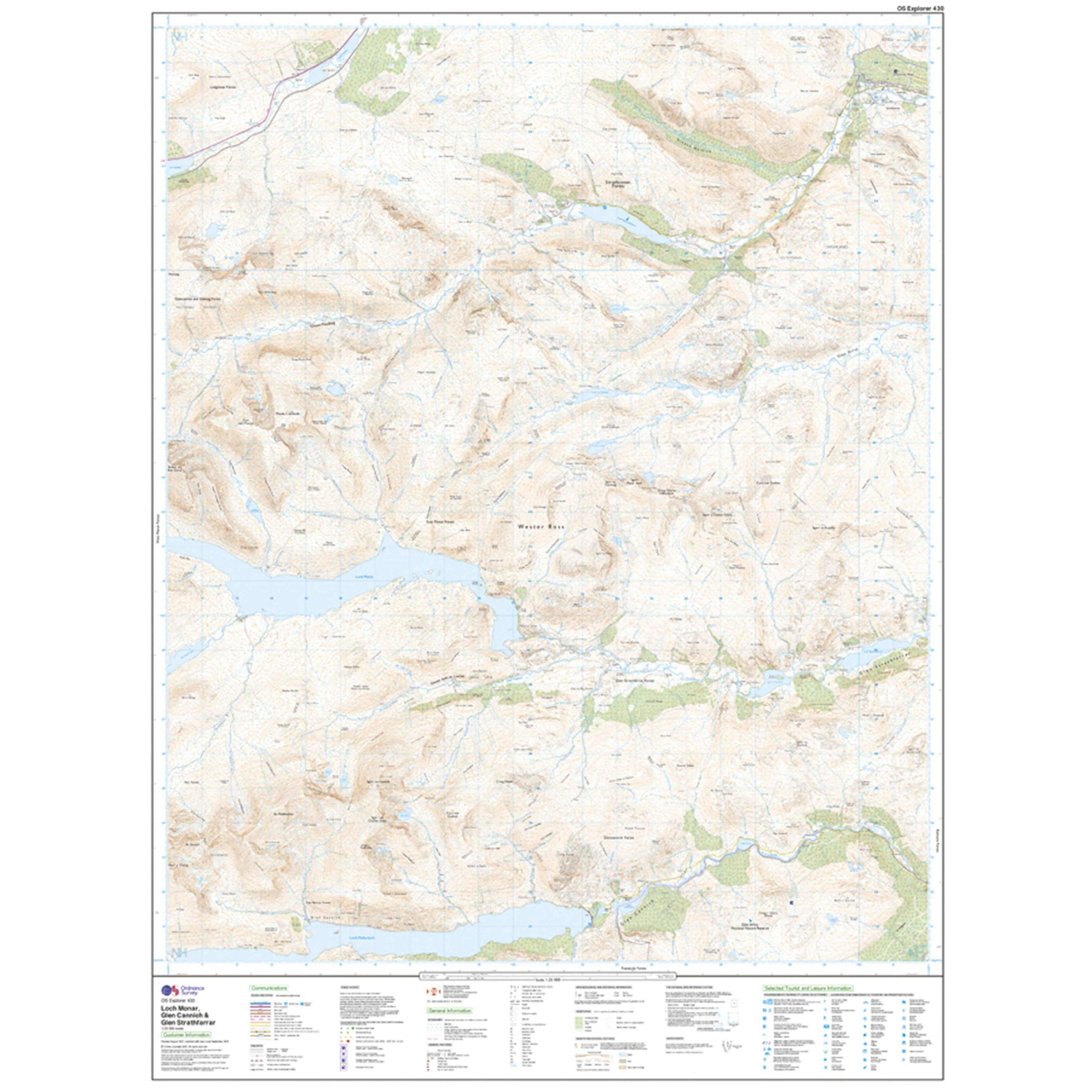 Explorer Active 430 Loch Monar, Glen Cannich & Glen Strathfarrar Map With Digital Version - Image 3