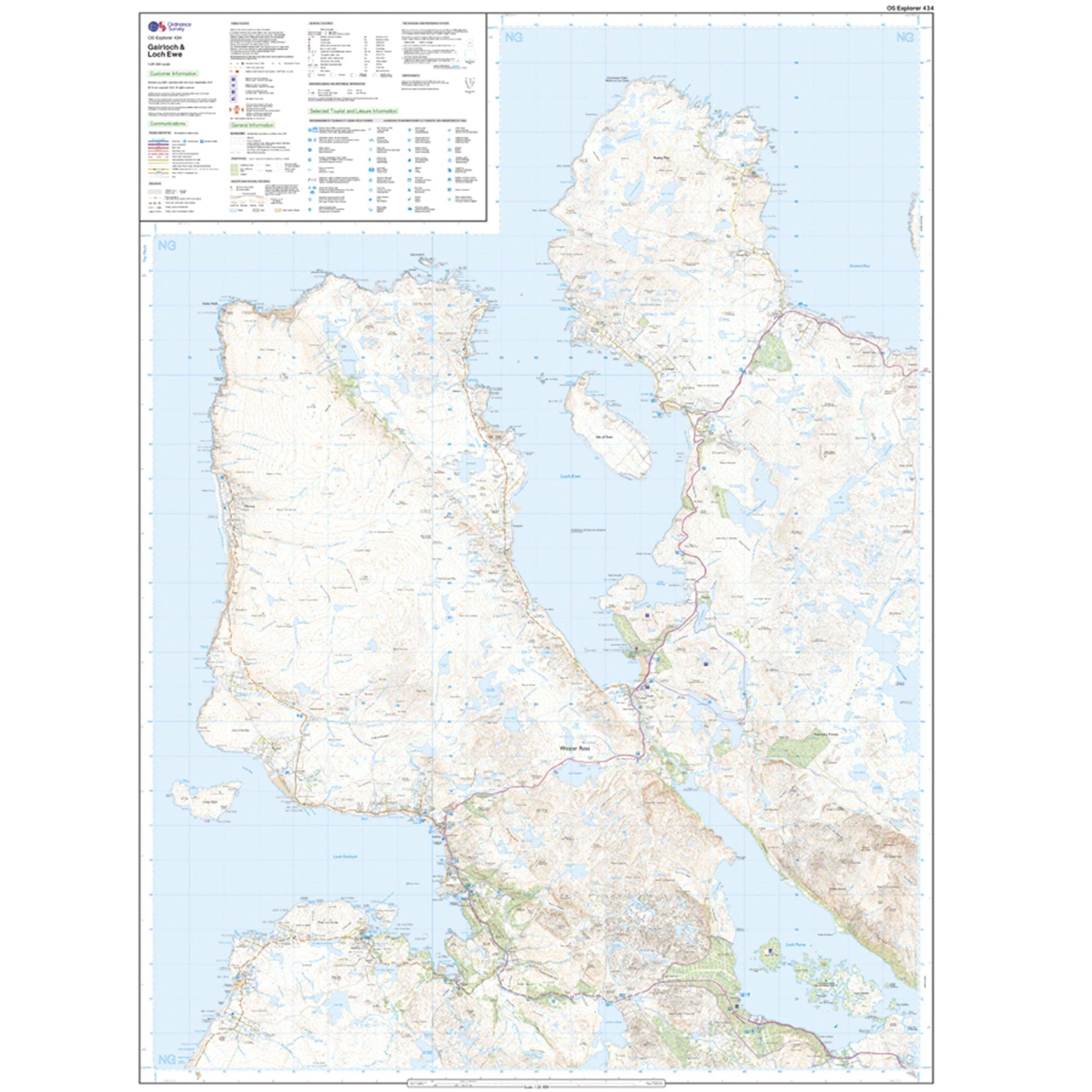 Explorer Active 434 Gairloch & Loch Ewe Map With Digital Version - Image 3