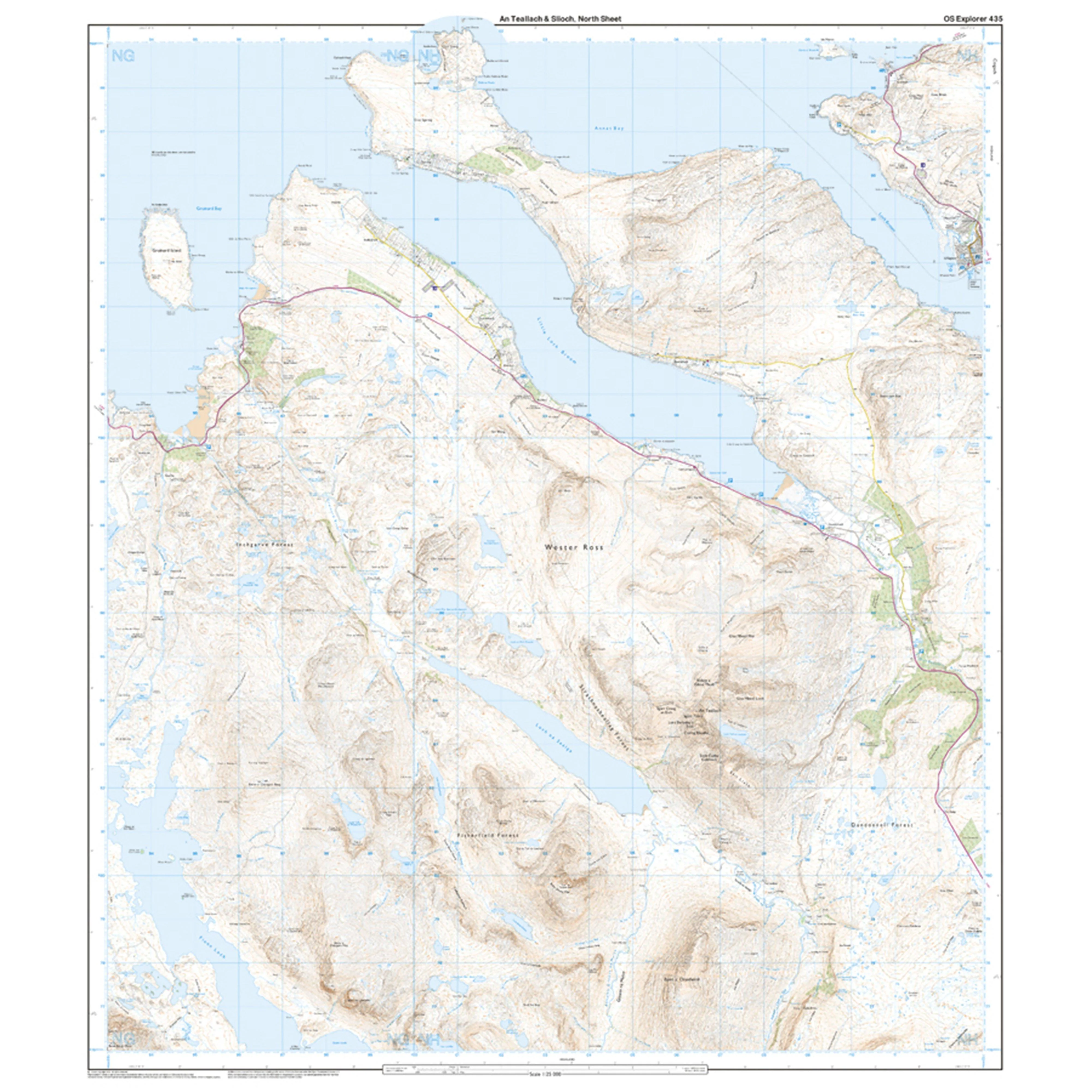 Explorer Active 435 An Teallach & Slioch Map With Digital Version - Image 3