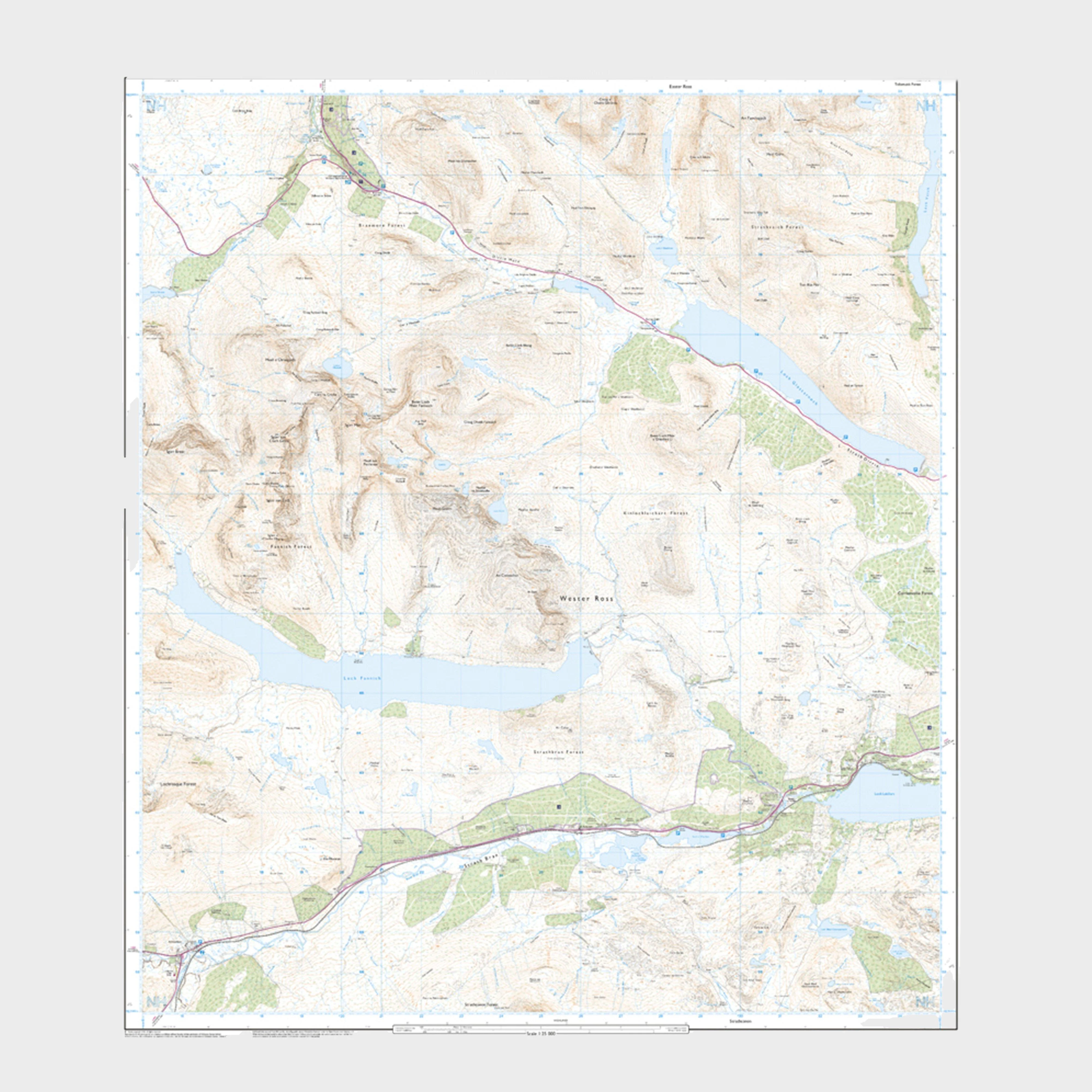 Explorer Active 436 Beinn Dearg & Loch Fannich Map With Digital Version - Image 4