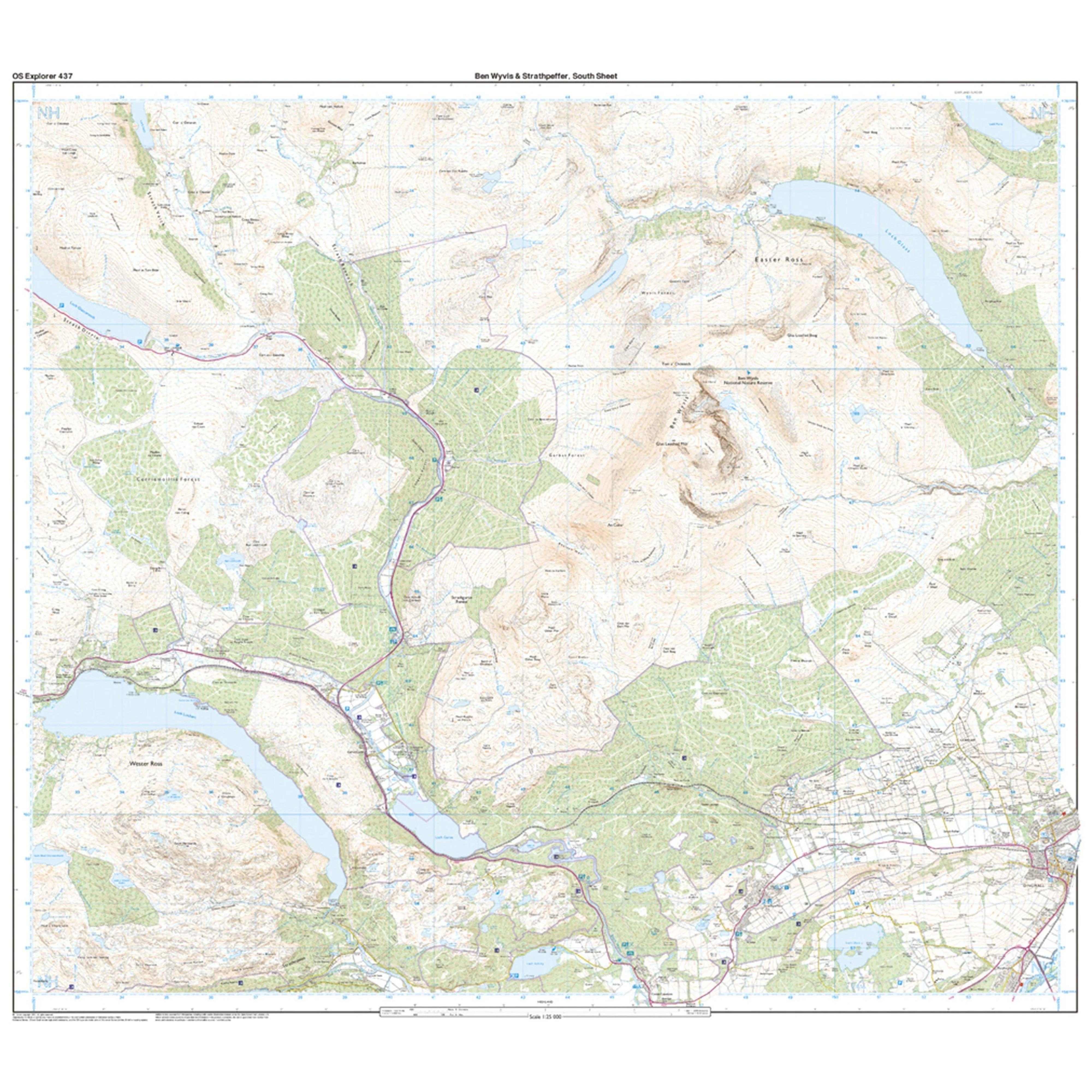 Explorer Active 437 Ben Wyvis & Strathpeffer Map With Digital Version - Image 4