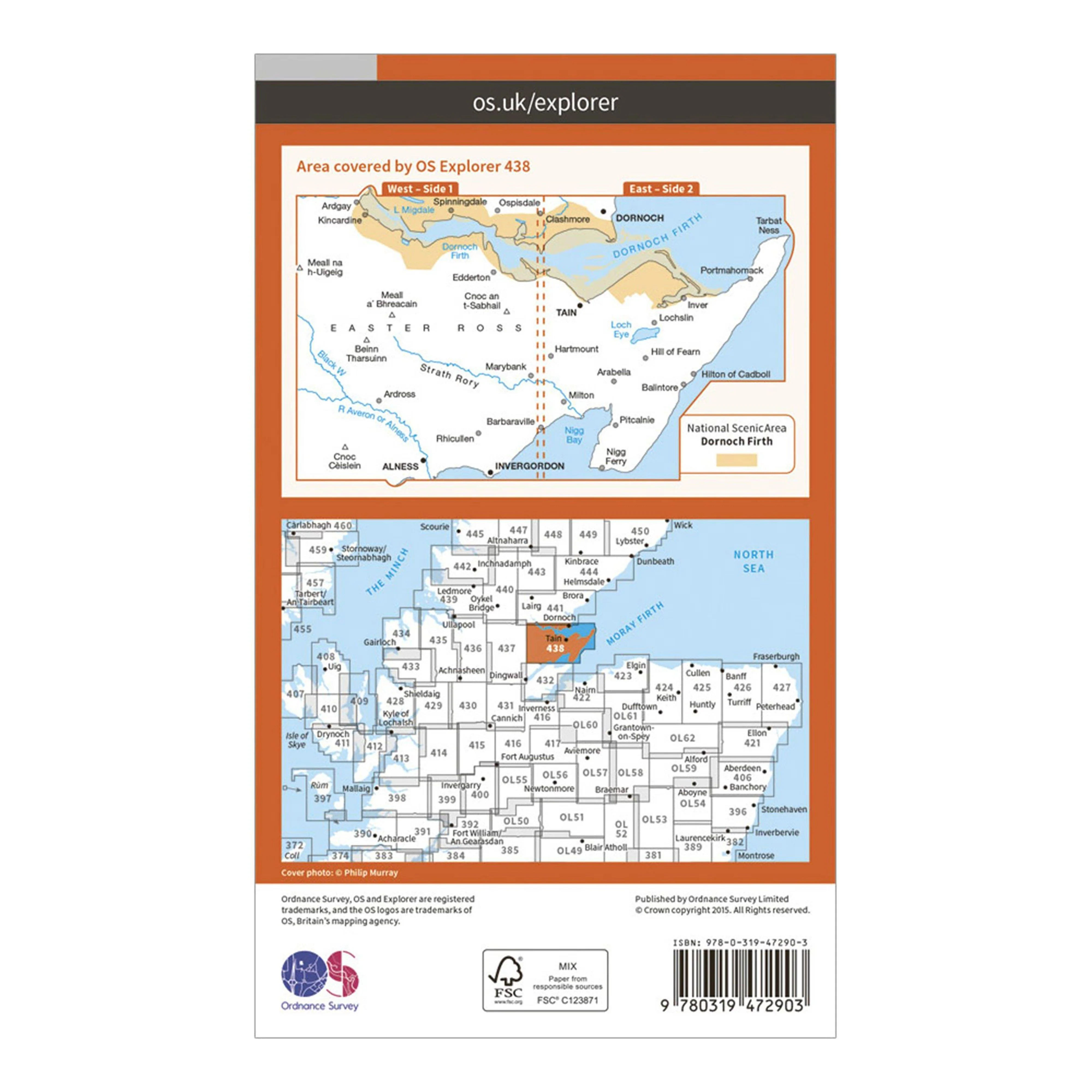 Explorer Active 438 Dornoch & Tain Map With Digital Version - Image 2