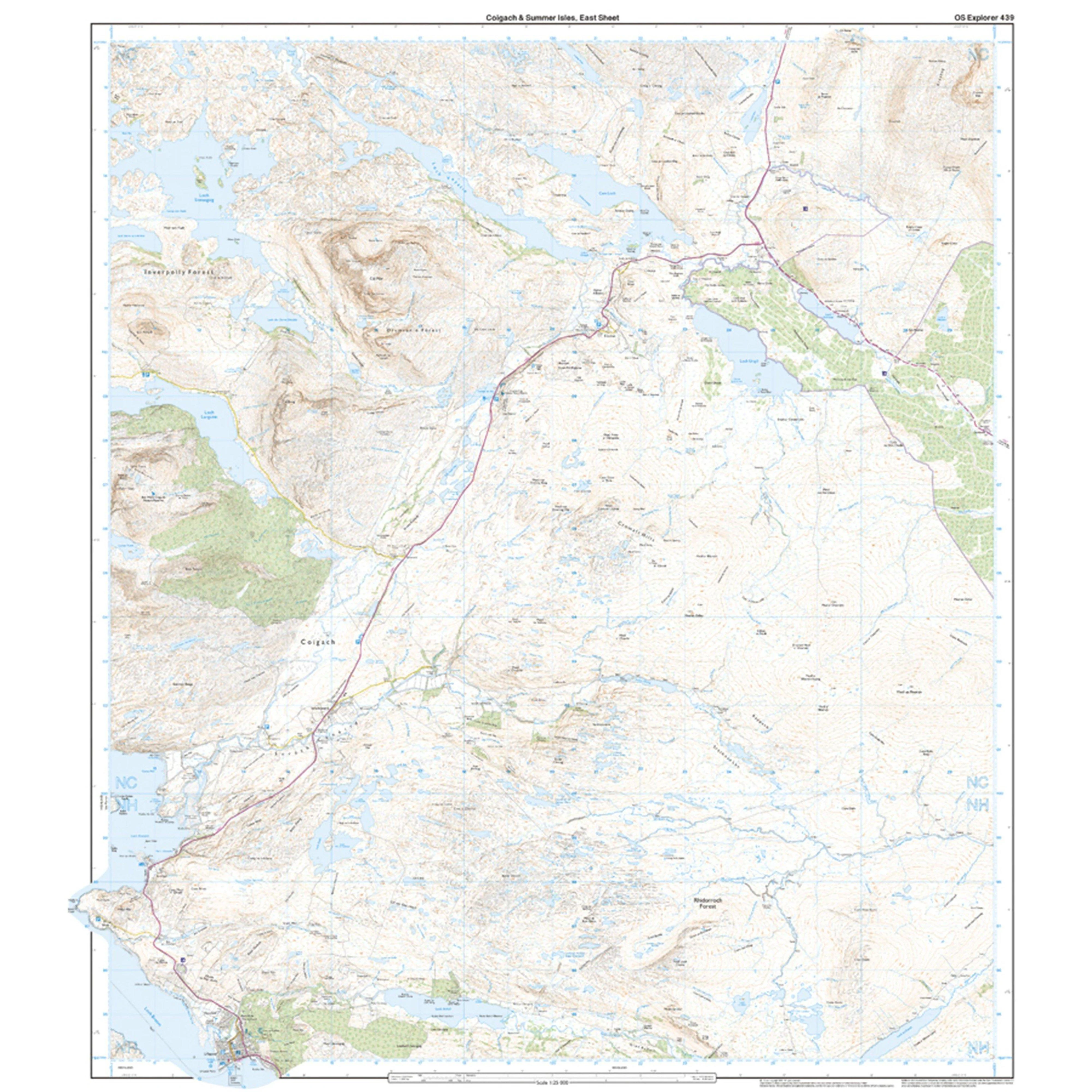 Explorer Active 439 Coigach & Summer Isles Map With Digital Version - Image 3