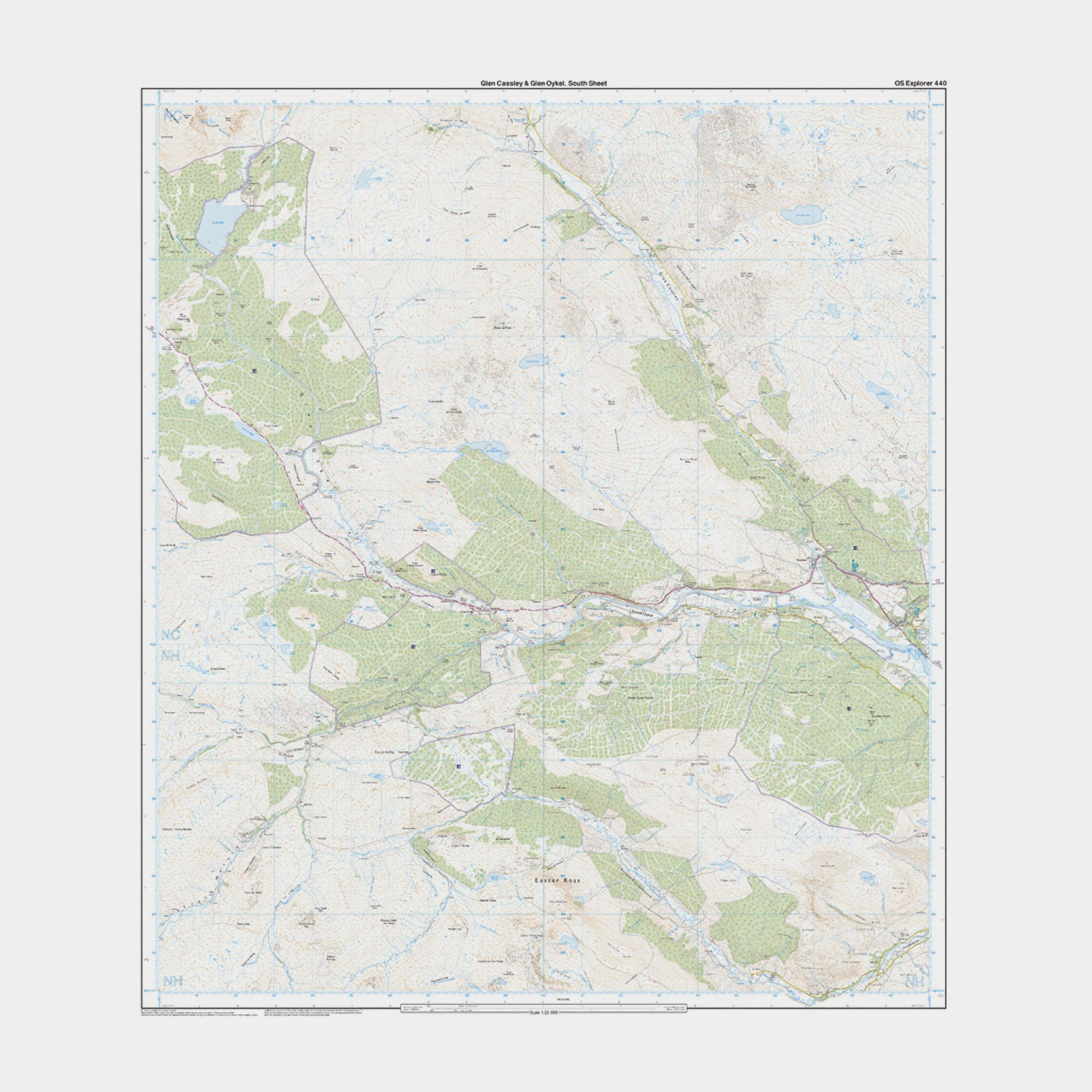 Explorer Active 440 Glen Cassley & Glen Oykel Map With Digital Version - Image 4