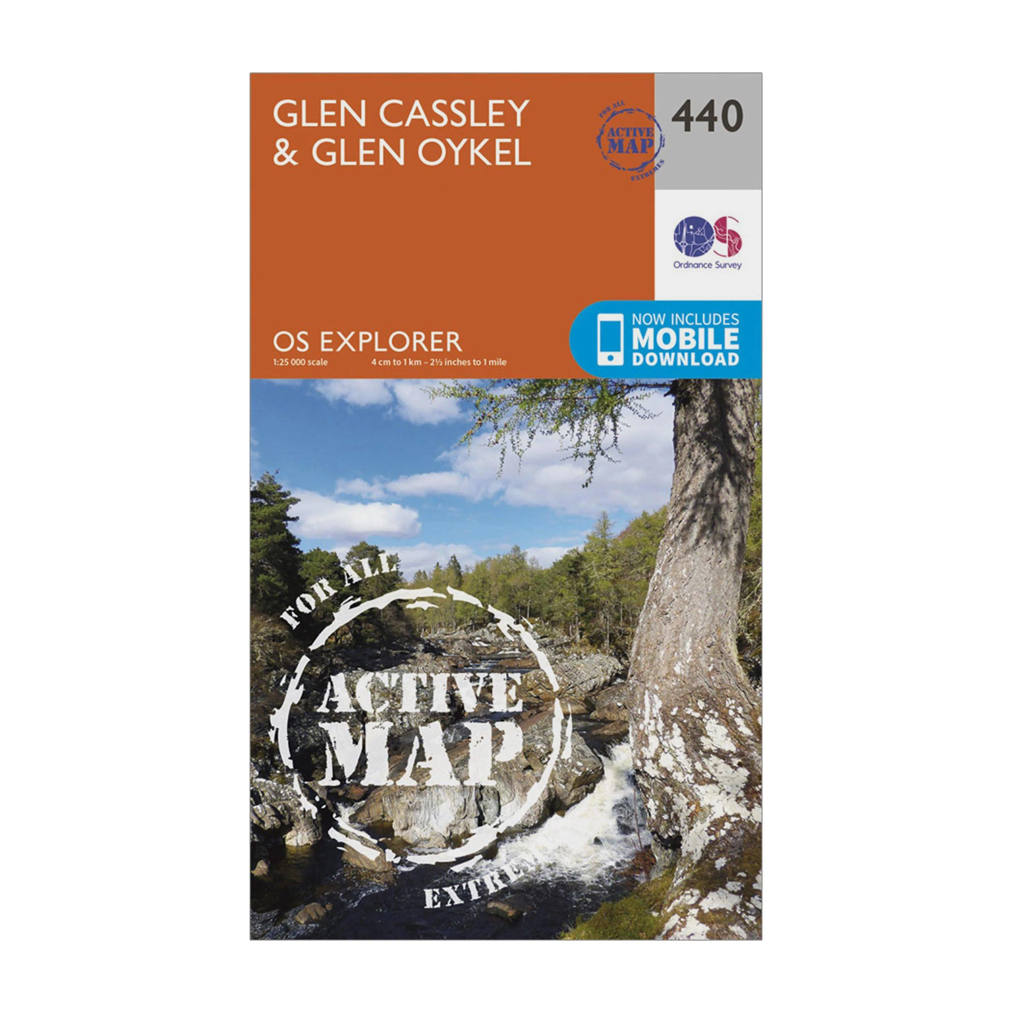 Explorer Active 440 Glen Cassley & Glen Oykel Map With Digital Version - Image 5