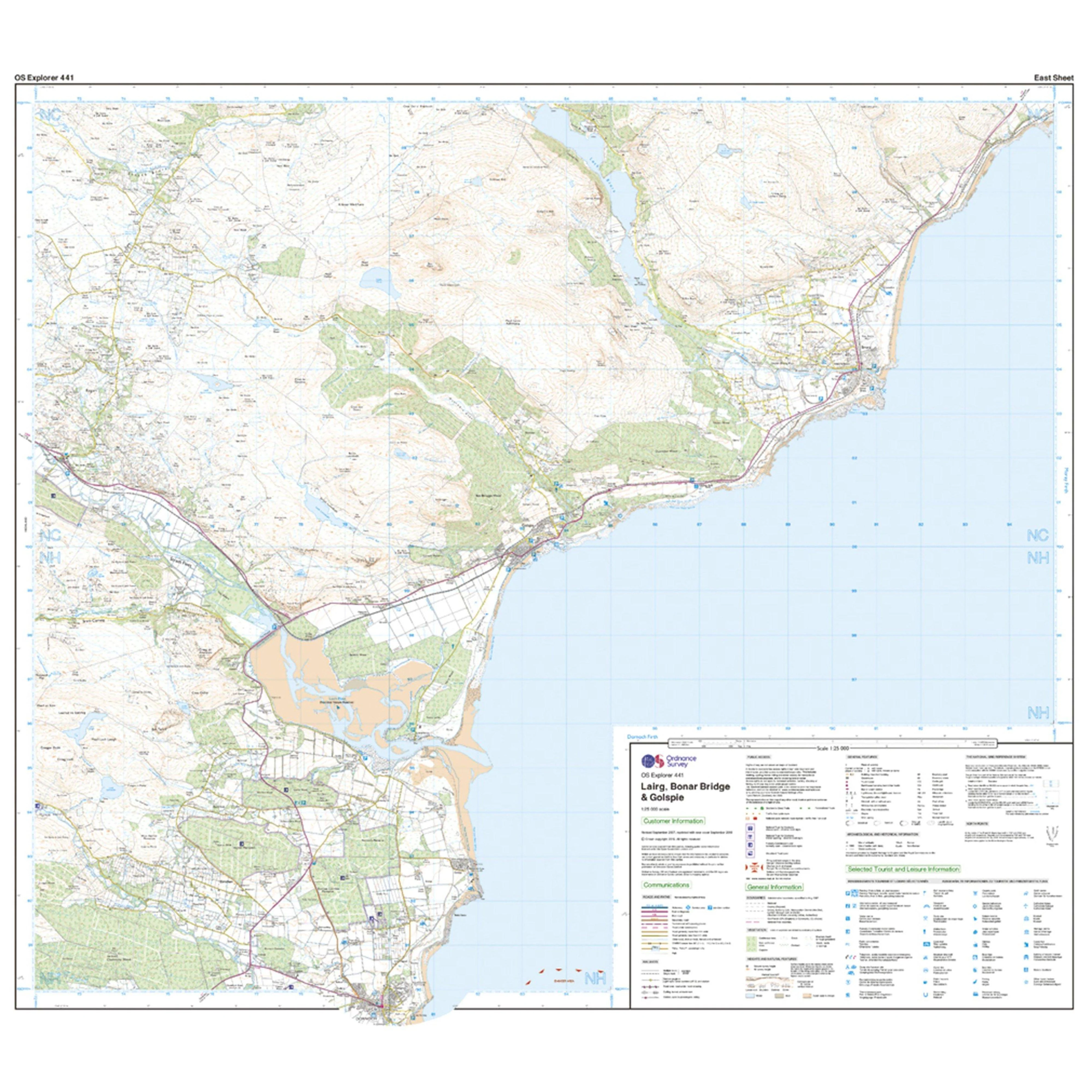 Explorer Active 441 Lairg, Bonar Bridge & Golspie Map With Digital Version - Image 3