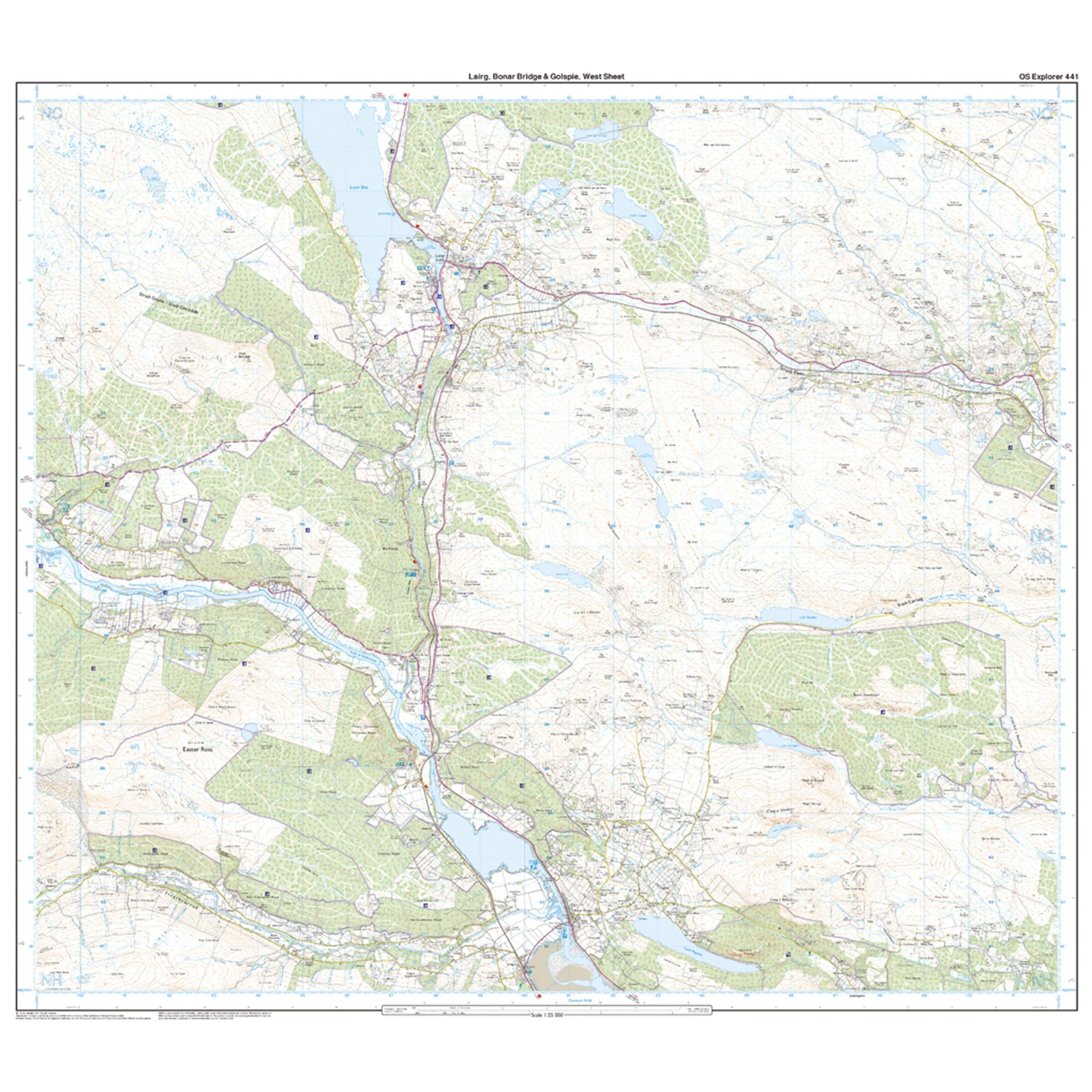 Explorer Active 441 Lairg, Bonar Bridge & Golspie Map With Digital Version - Image 4
