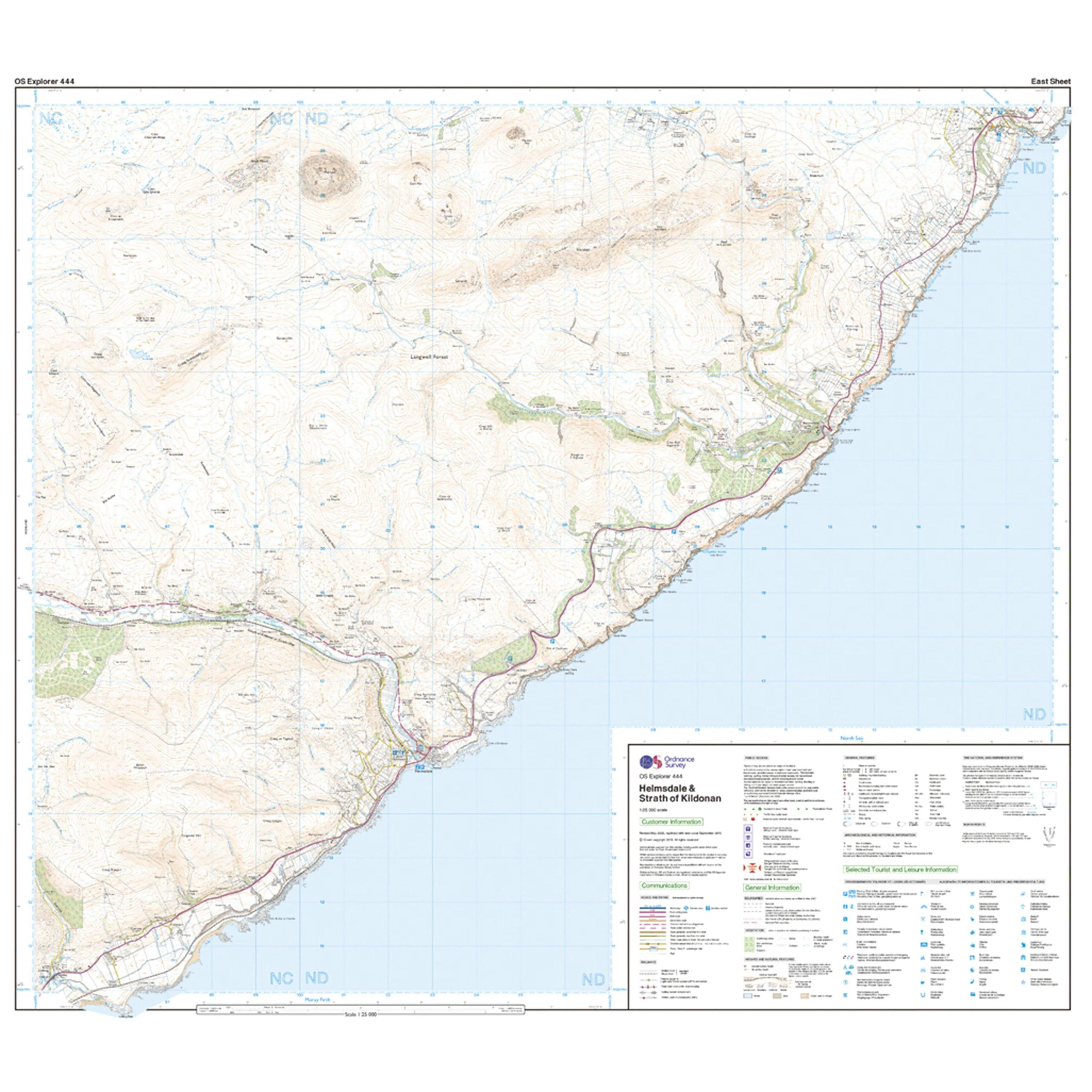 Explorer Active 444 Helmsdale & Strath of Kildonan Map With Digital Version - Image 3
