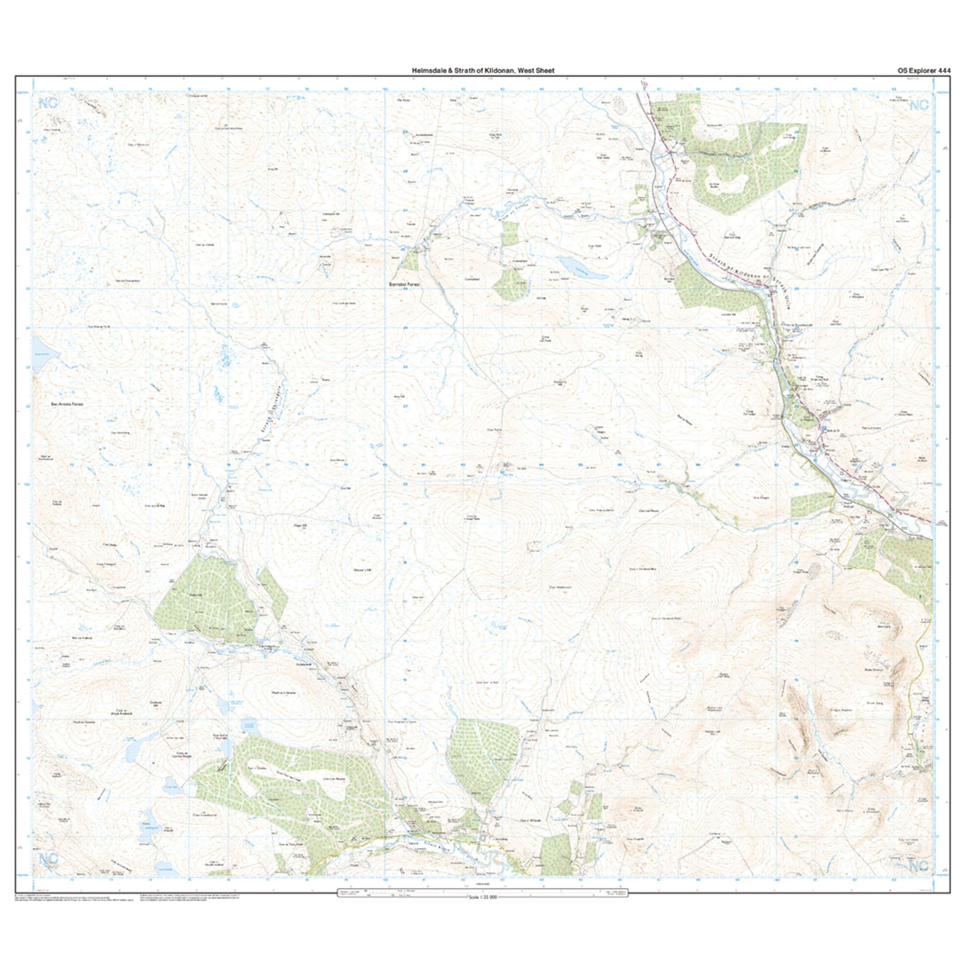 Explorer Active 444 Helmsdale & Strath of Kildonan Map With Digital Version - Image 4