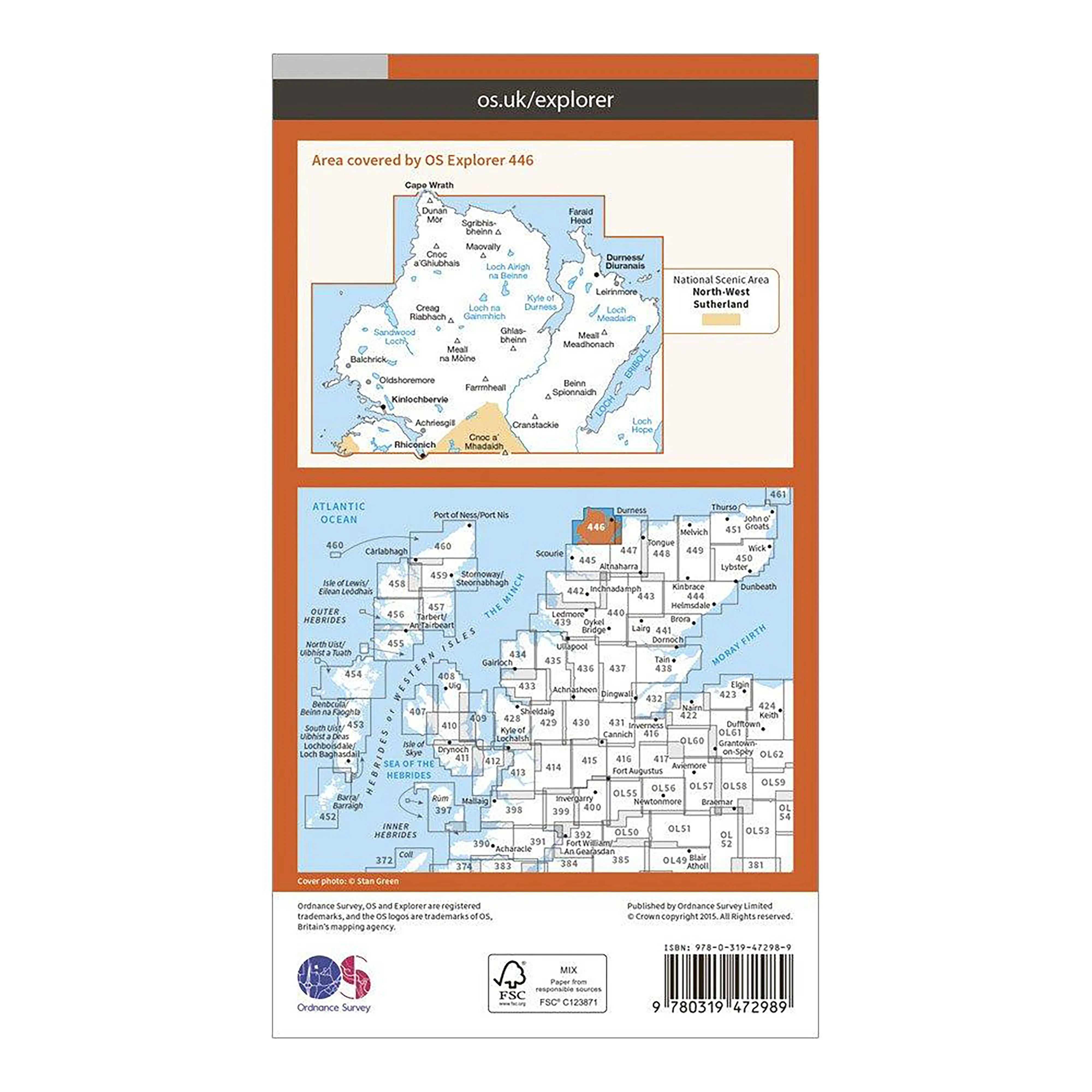 Explorer Active 446 Durness & Cape Wrath Map With Digital Version - Image 2