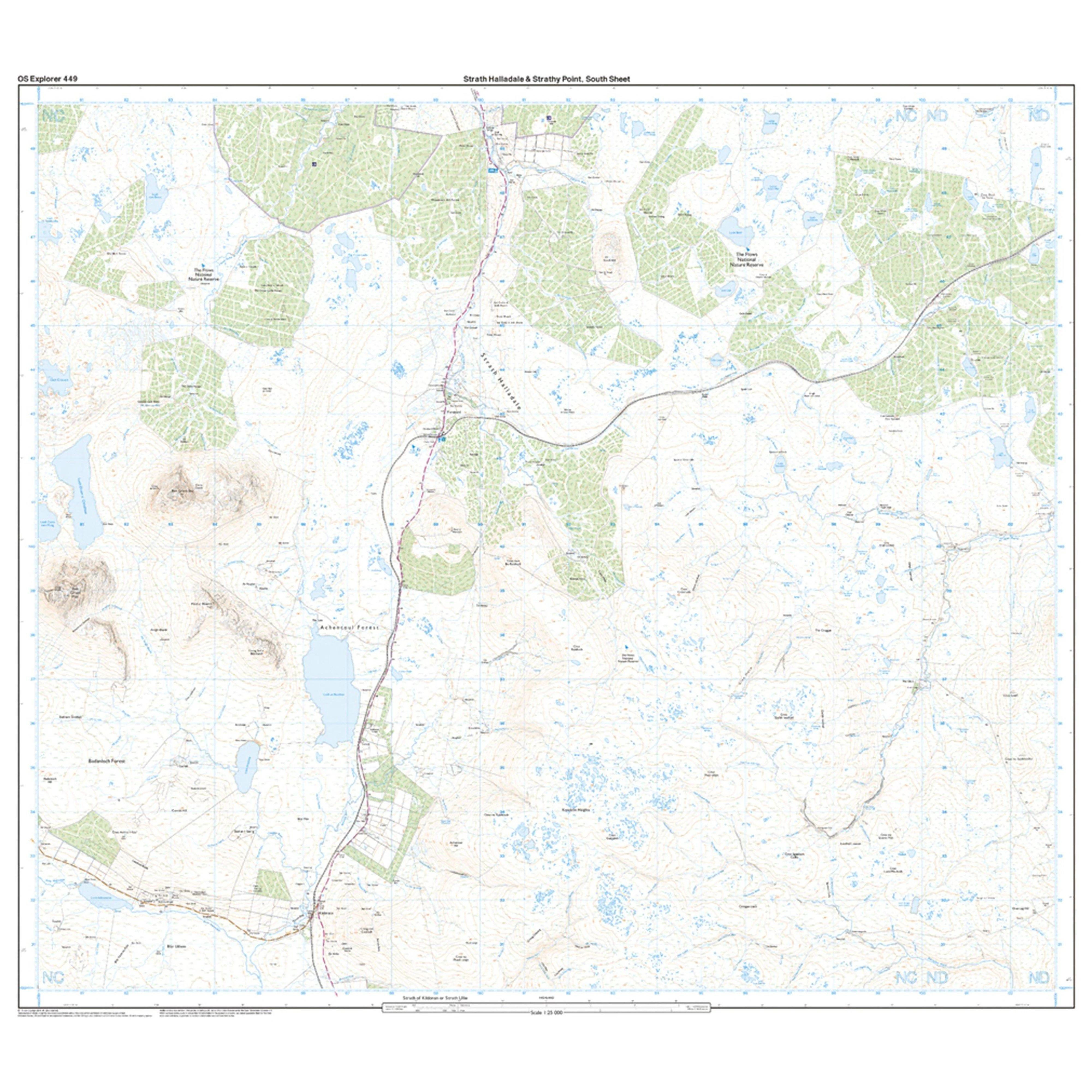 Explorer Active 449 Strath Halladale & Strathy Point Map With Digital - Image 4