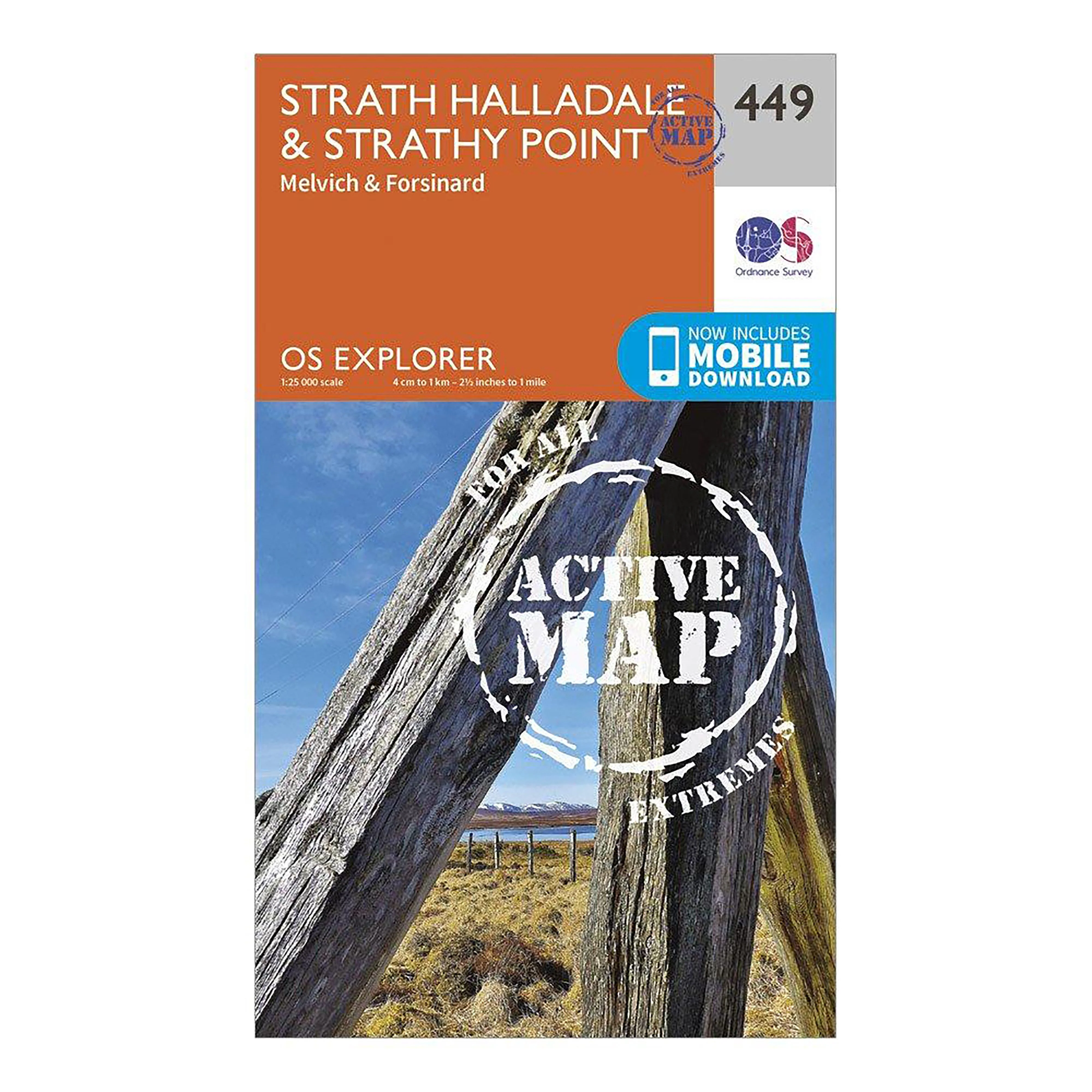Explorer Active 449 Strath Halladale & Strathy Point Map With Digital - Image 5
