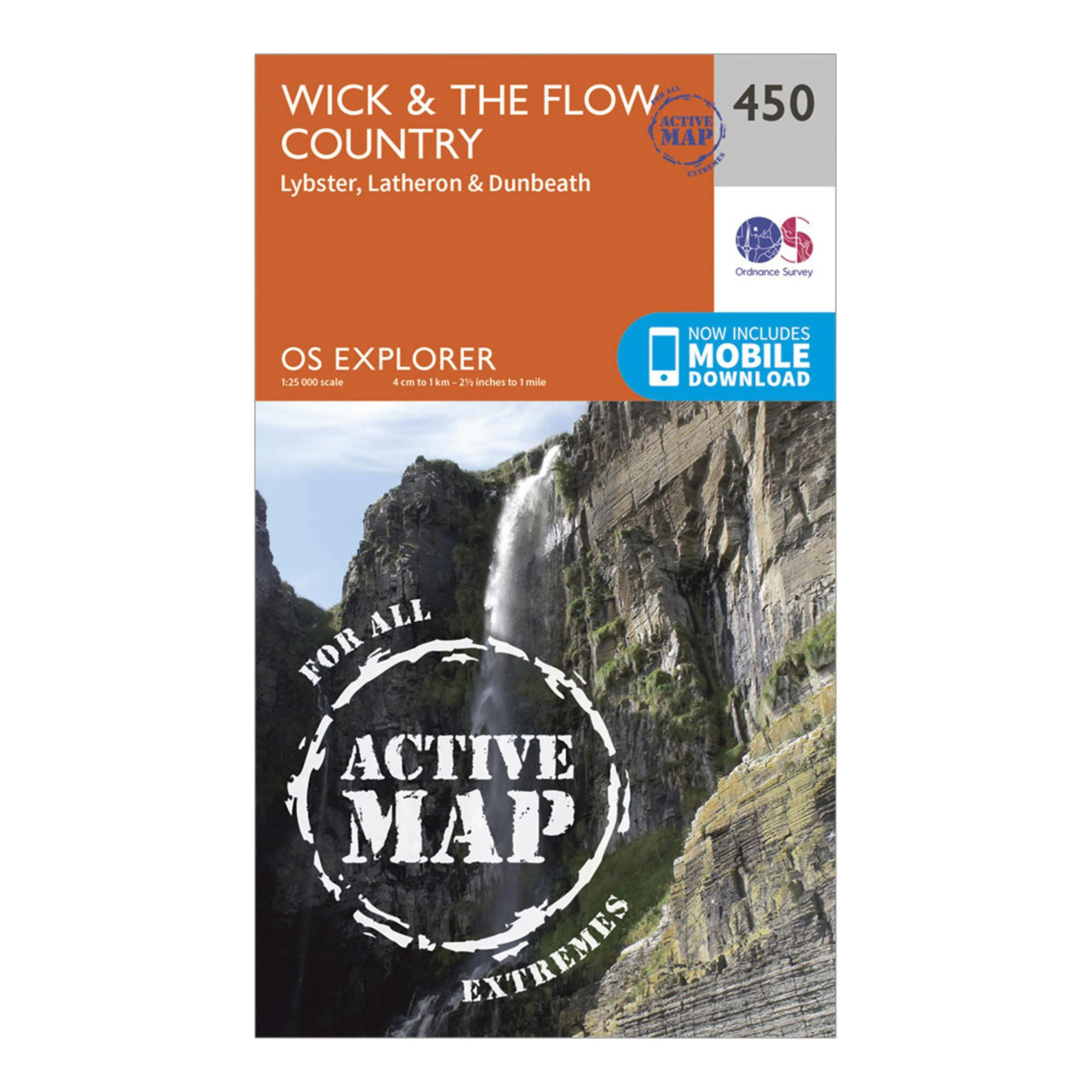Explorer Active 450 Wick & The Flow Country Map With Digital Version - Image 2