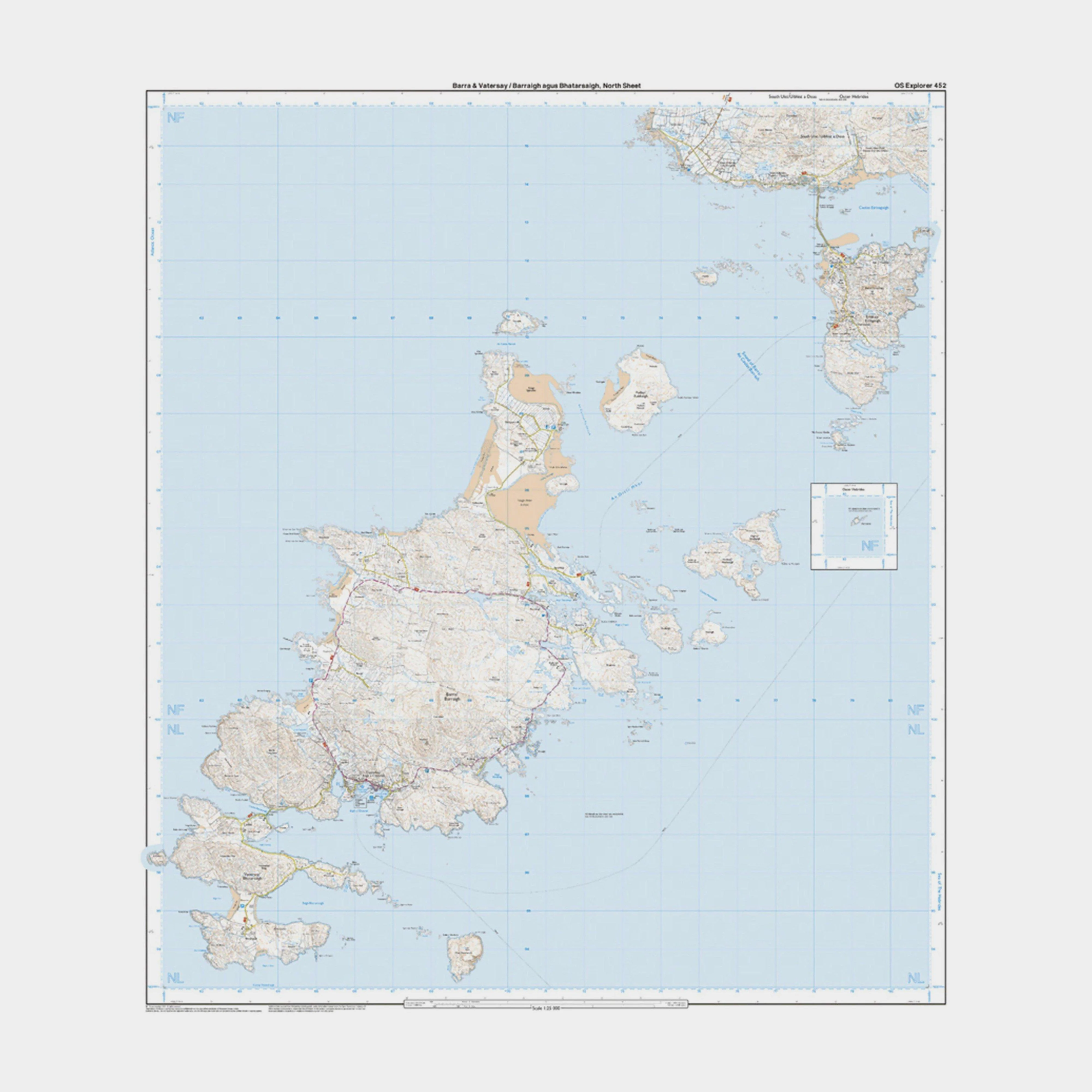 Explorer Active 452 Barra & Vatersay Map With Digital Version - Image 3