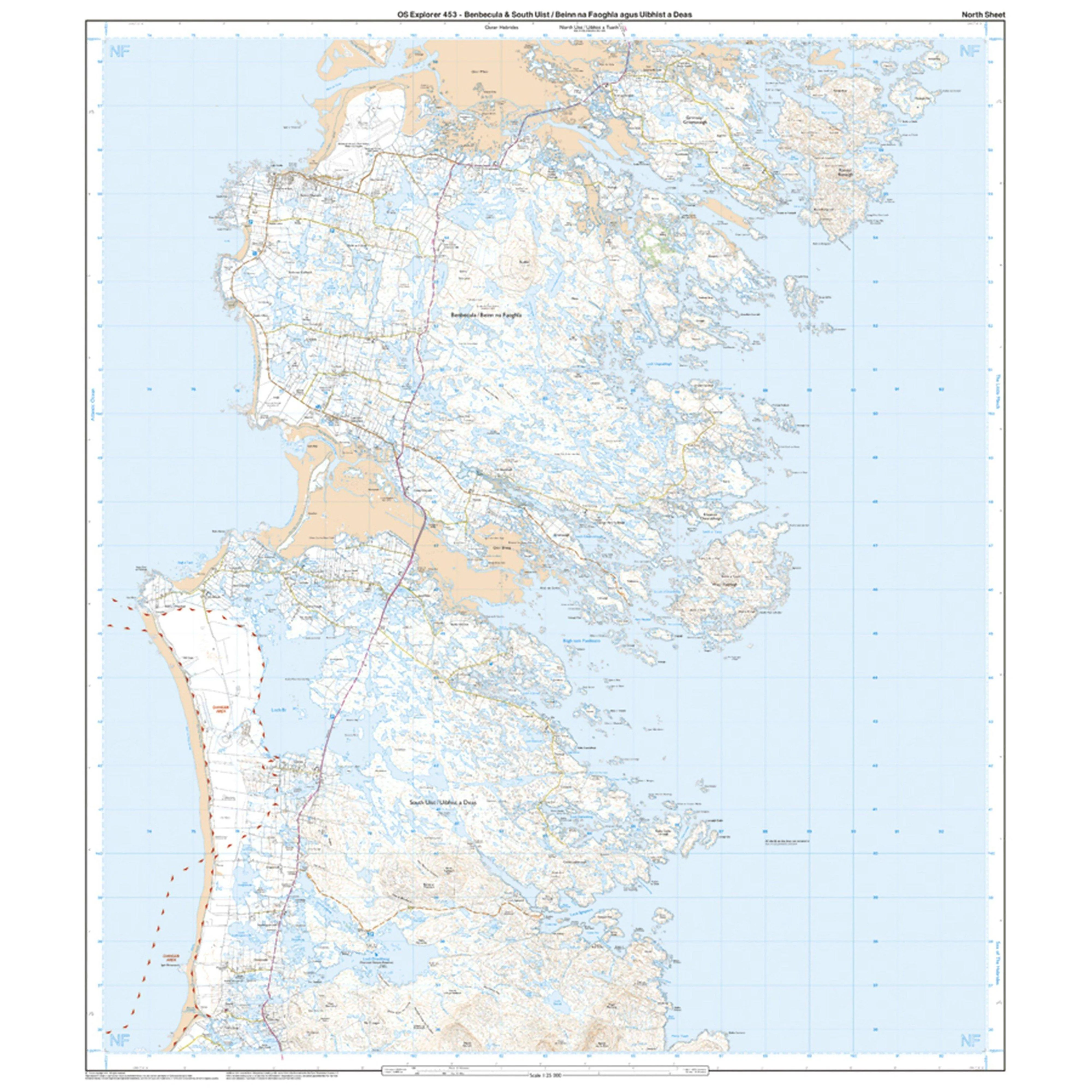 Explorer Active 453 Benbecula & South Uist Map With Digital Version - Image 3