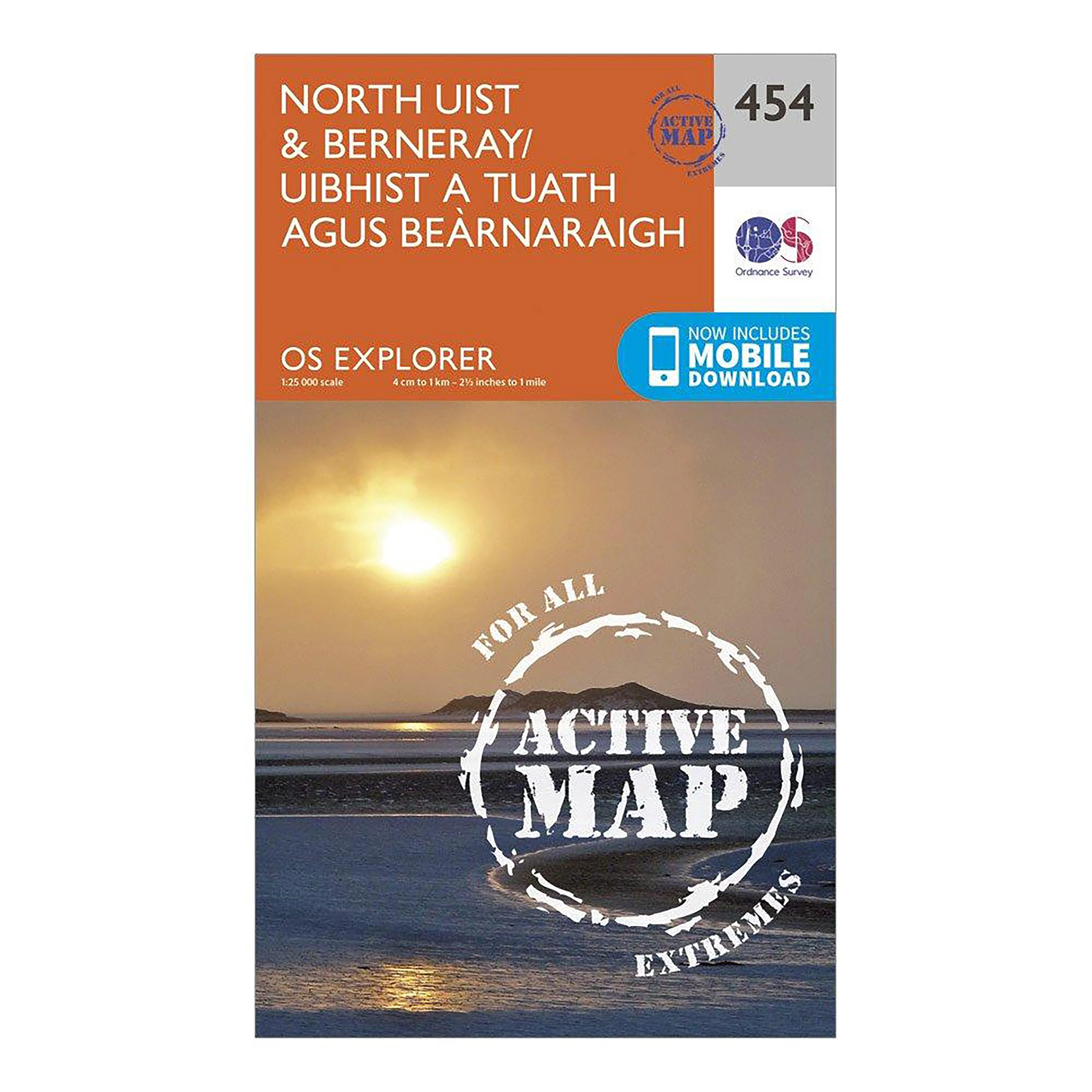 Explorer Active 454 North Uist & Berneray Map With Digital Version - Image 5