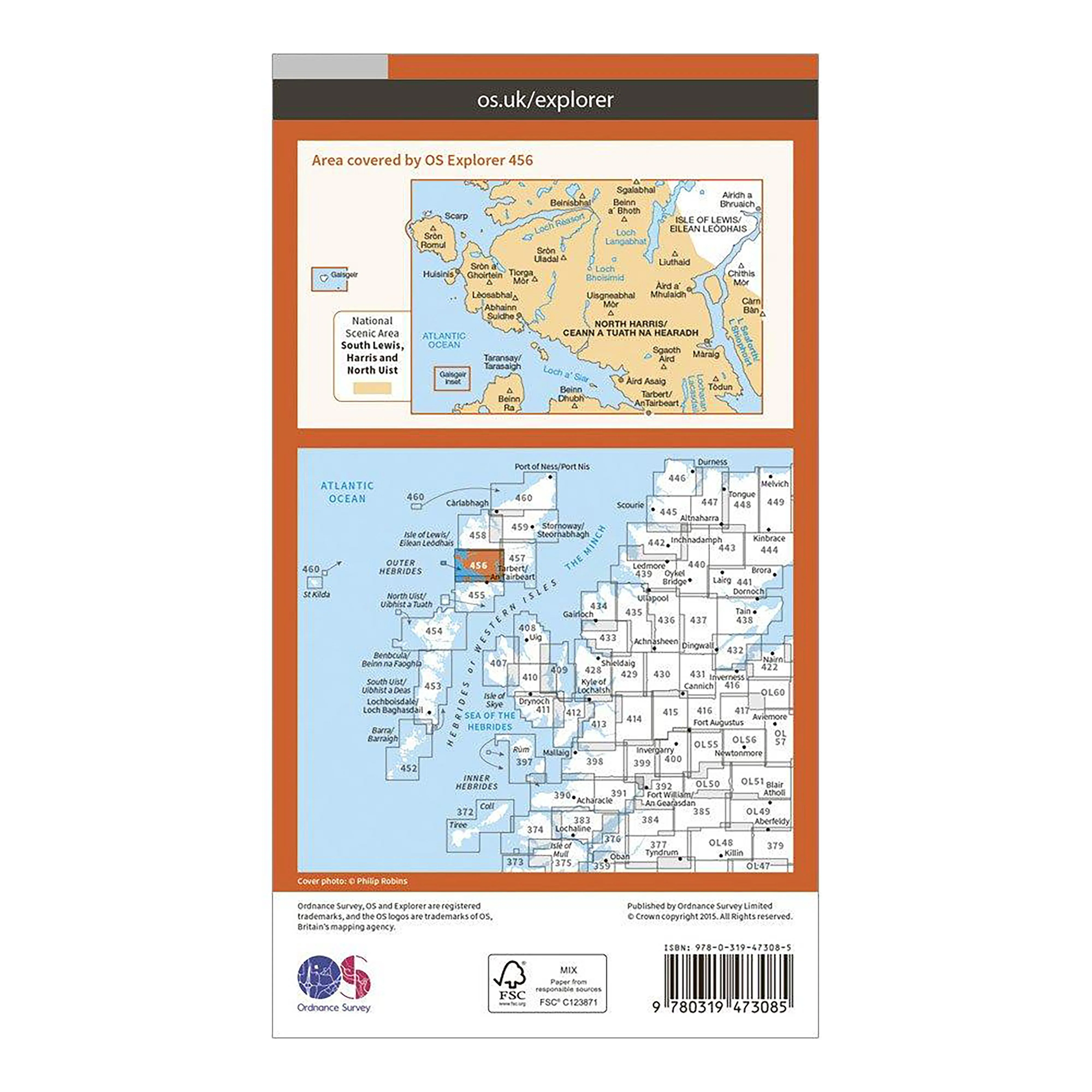 Explorer Active 456 North Harris & Loch Seaforth Map With Digital Version - Image 2