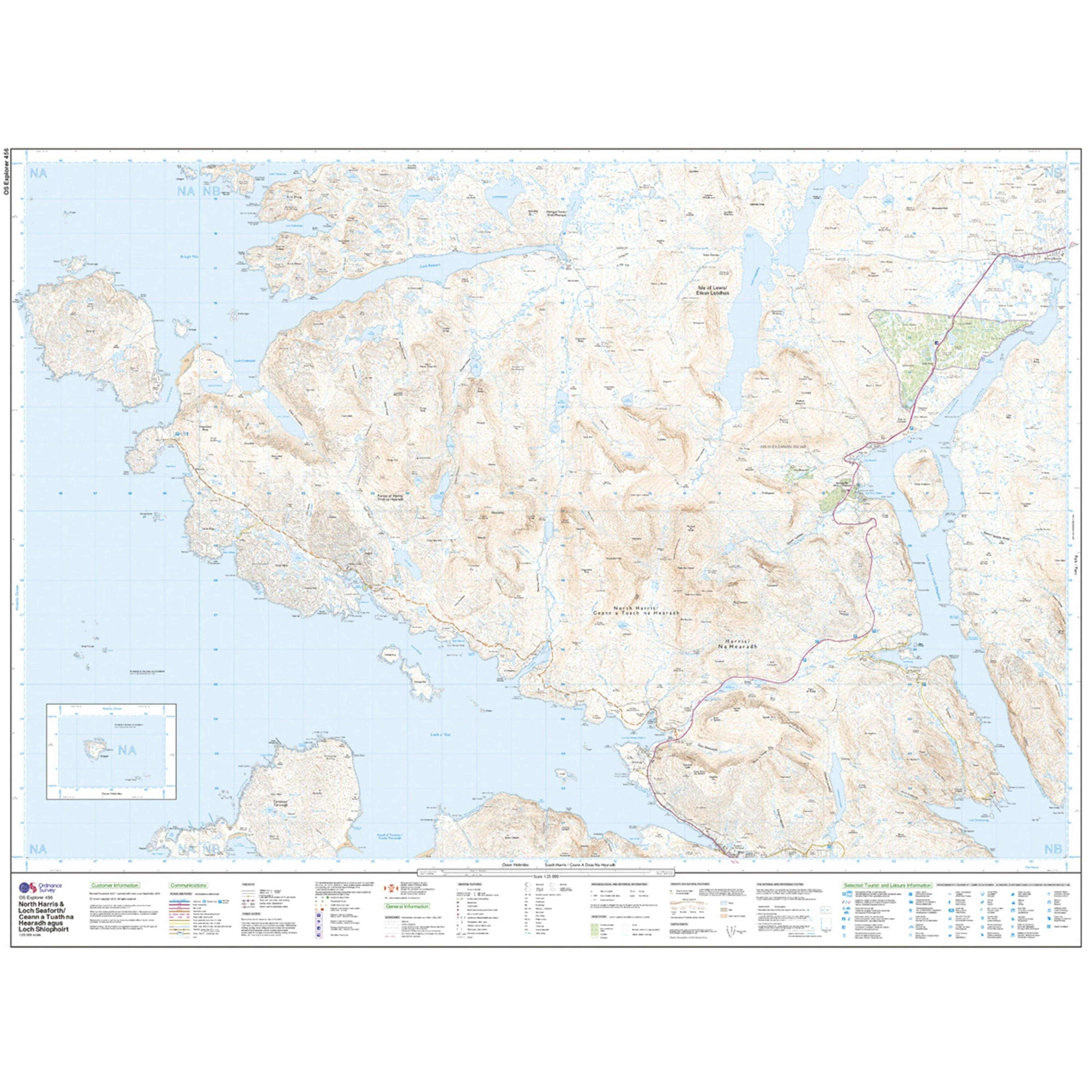 Explorer Active 456 North Harris & Loch Seaforth Map With Digital Version - Image 3