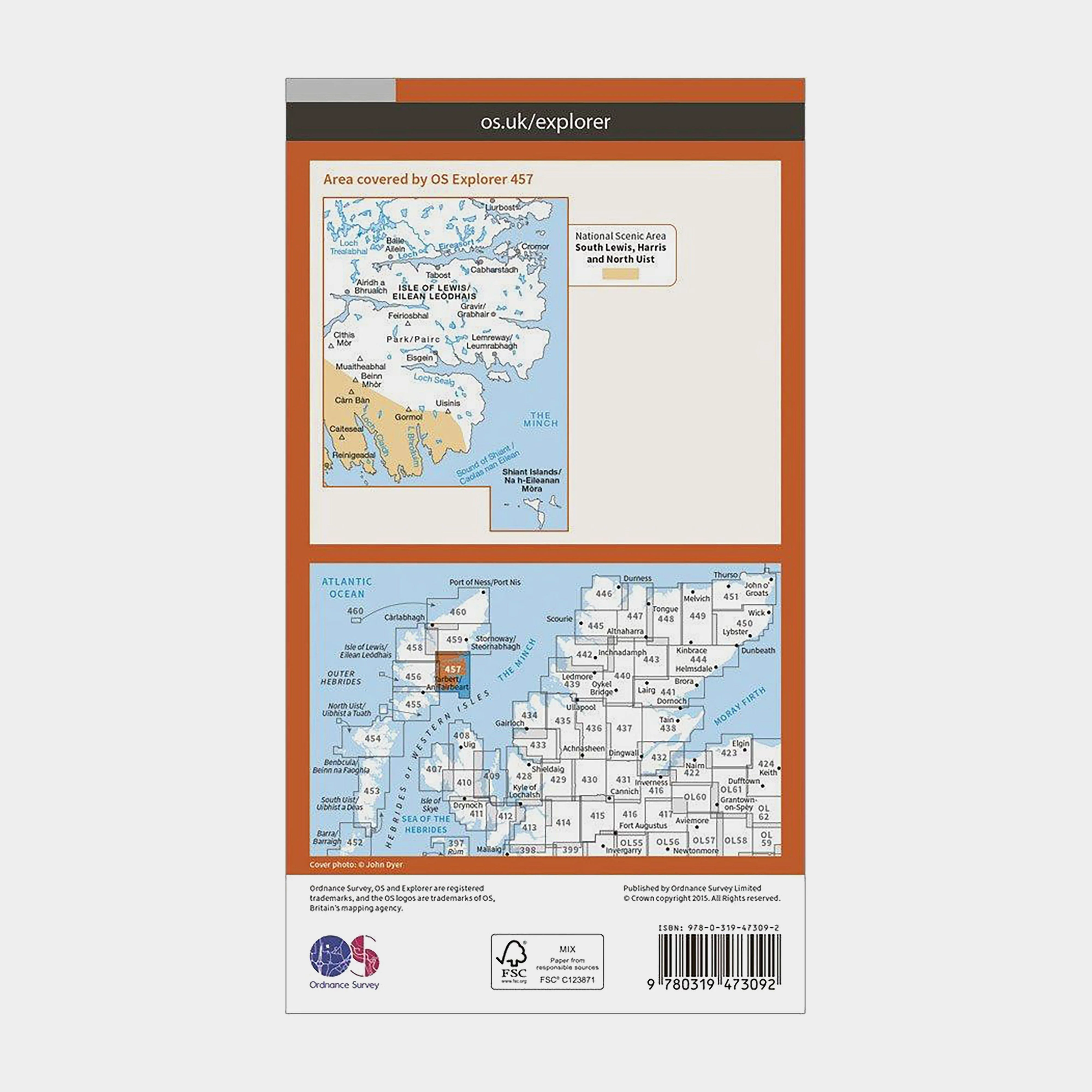 Explorer Active 457 South East Lewis Map With Digital Version - Image 2