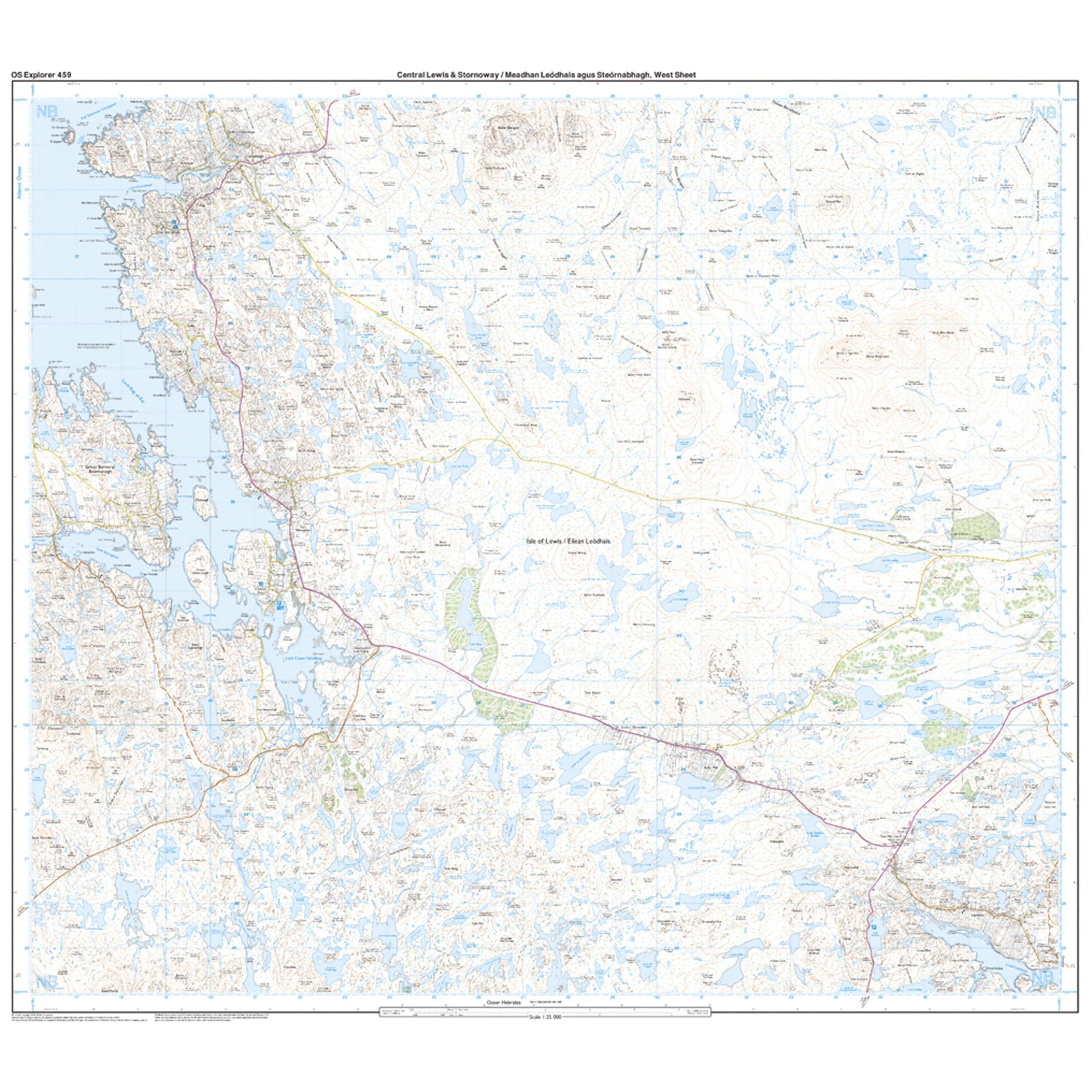 Explorer Active 459 Central Lewis & Stornaway Map With Digital Version - Image 4